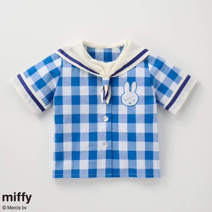 MIFFY BABY KID 小童 水手 格仔 藍色 80/90/95