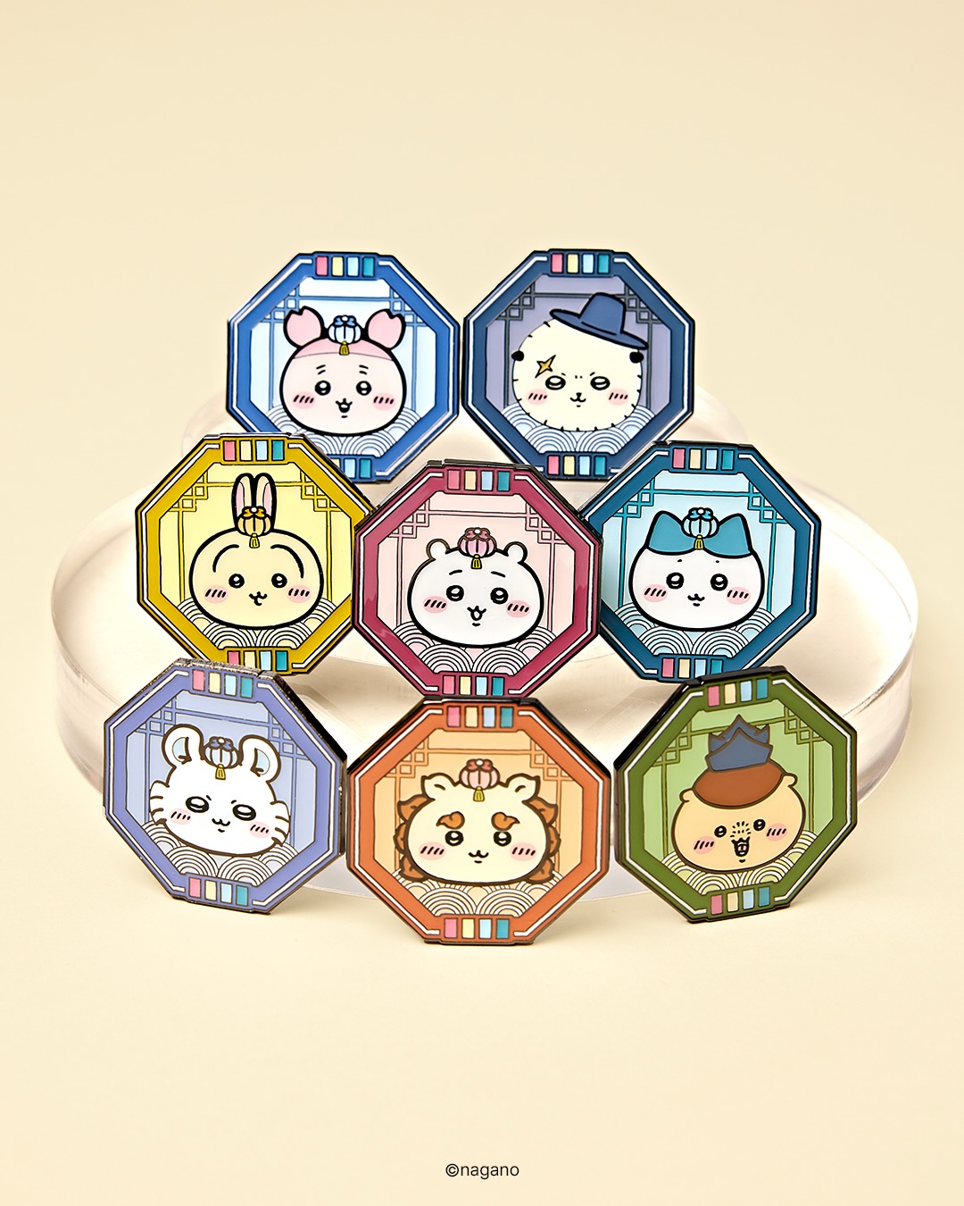 《Pre-Order》原創韓服 Pin Badge｜Chiikawa in Korea 吉伊卡哇 韓國 常設店 (26CKW09-P）