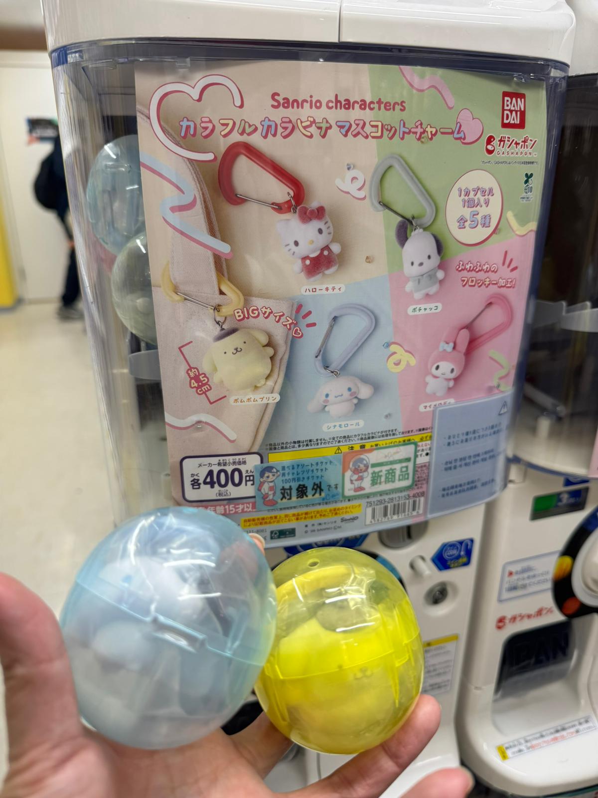 ✨連線商品需補運費✨Sanrio 角色彩色爬山扣植絨公仔掛飾扭蛋