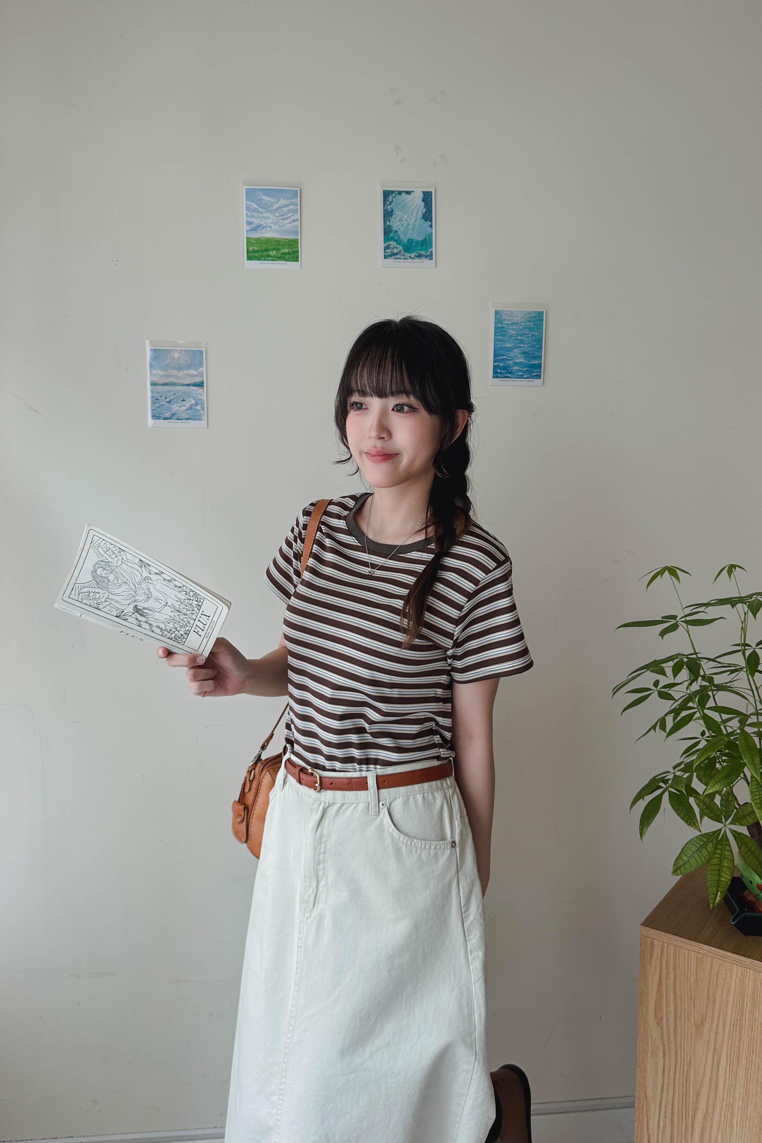 超軟彈! 回到2000復古橫間Tee(三色入)