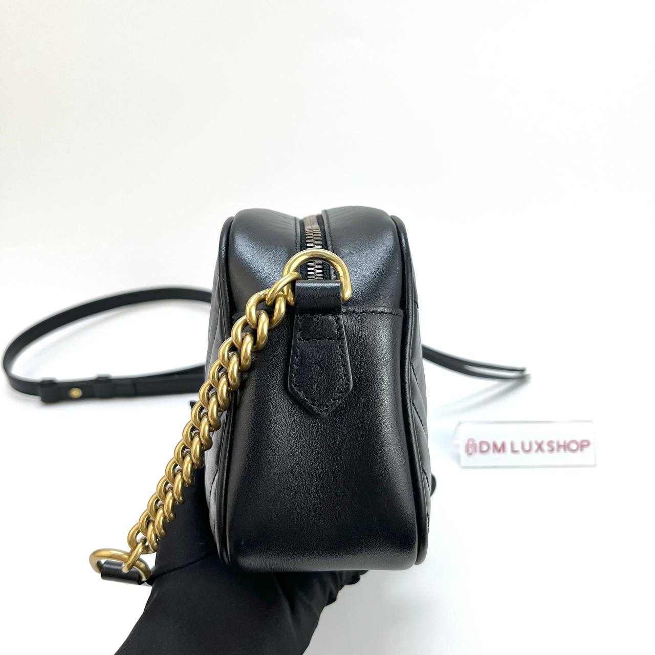Gucci Marmont Camera Bag Black Small GHW