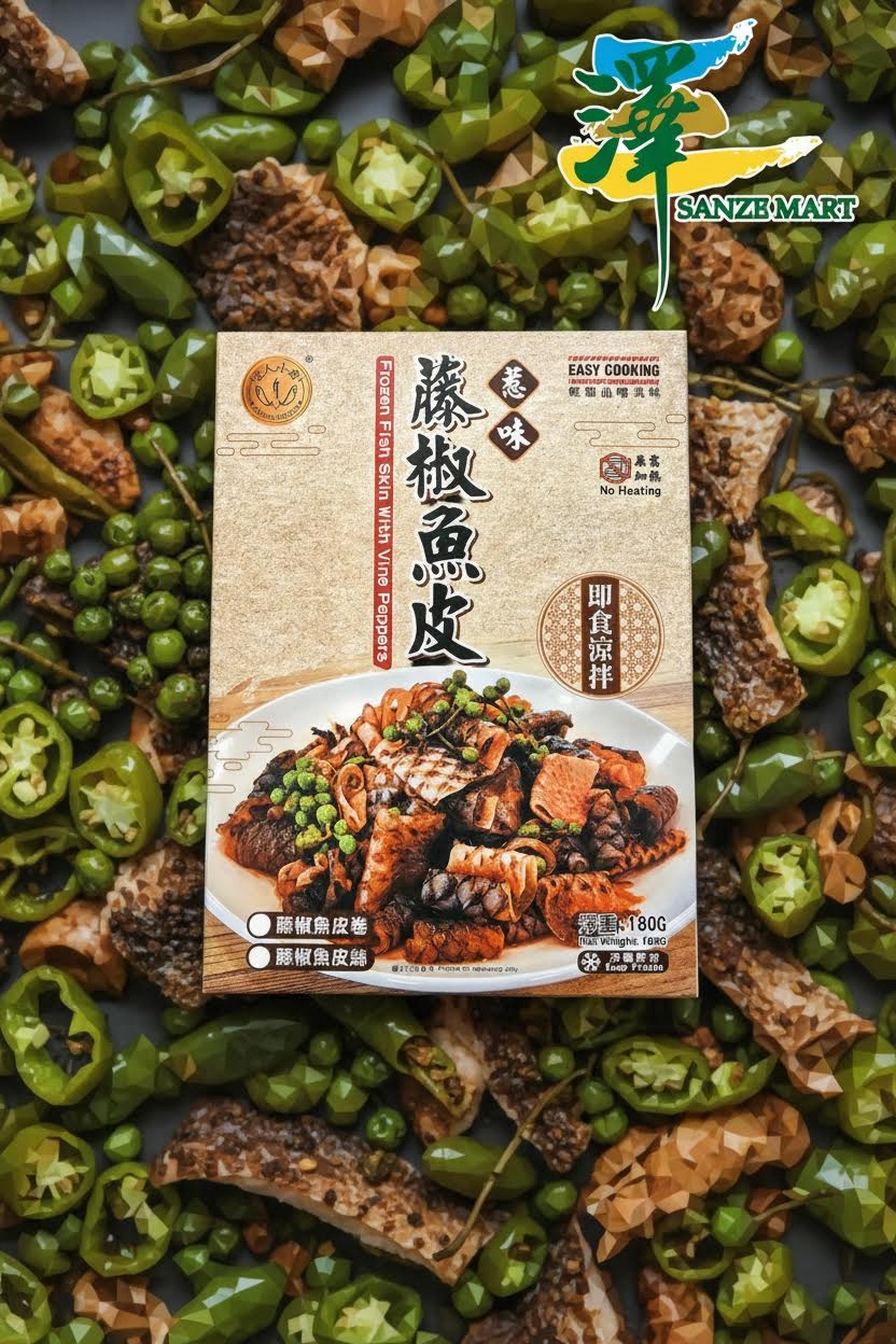 匠人小廚 藤椒魚皮(180g) - 1盒