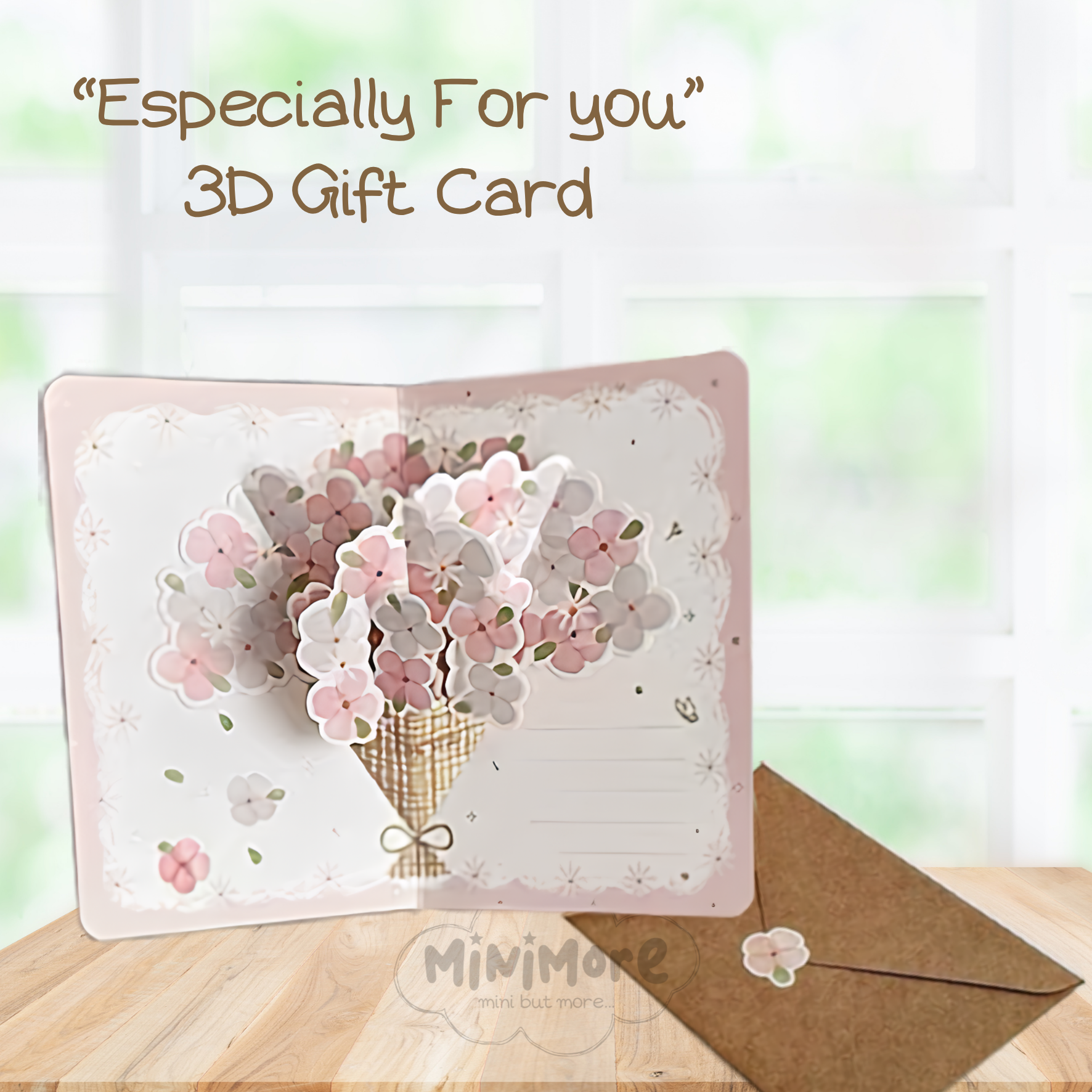 3D Flower Gift Card