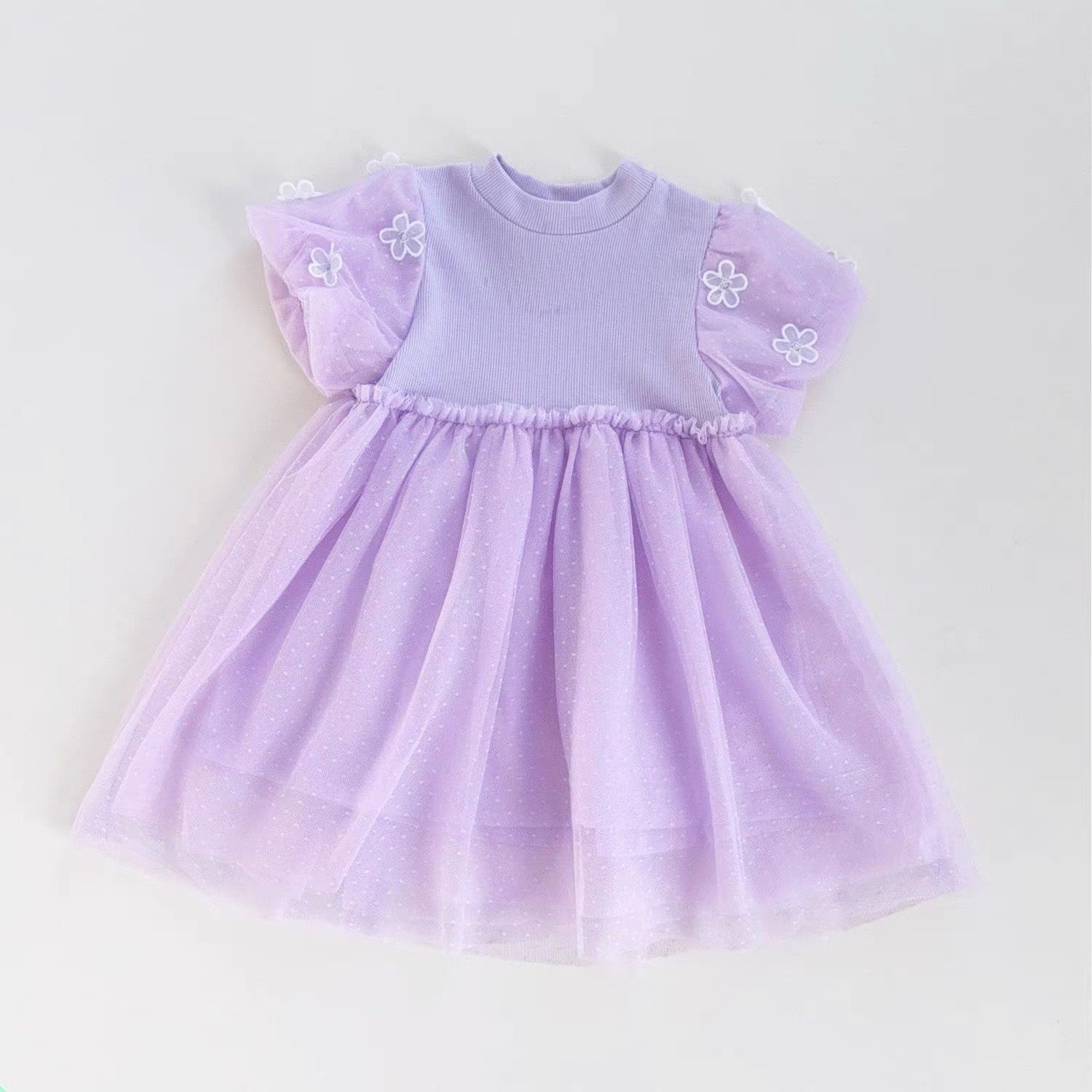 日單 花花袖紗裙（只供已預訂客人付款）