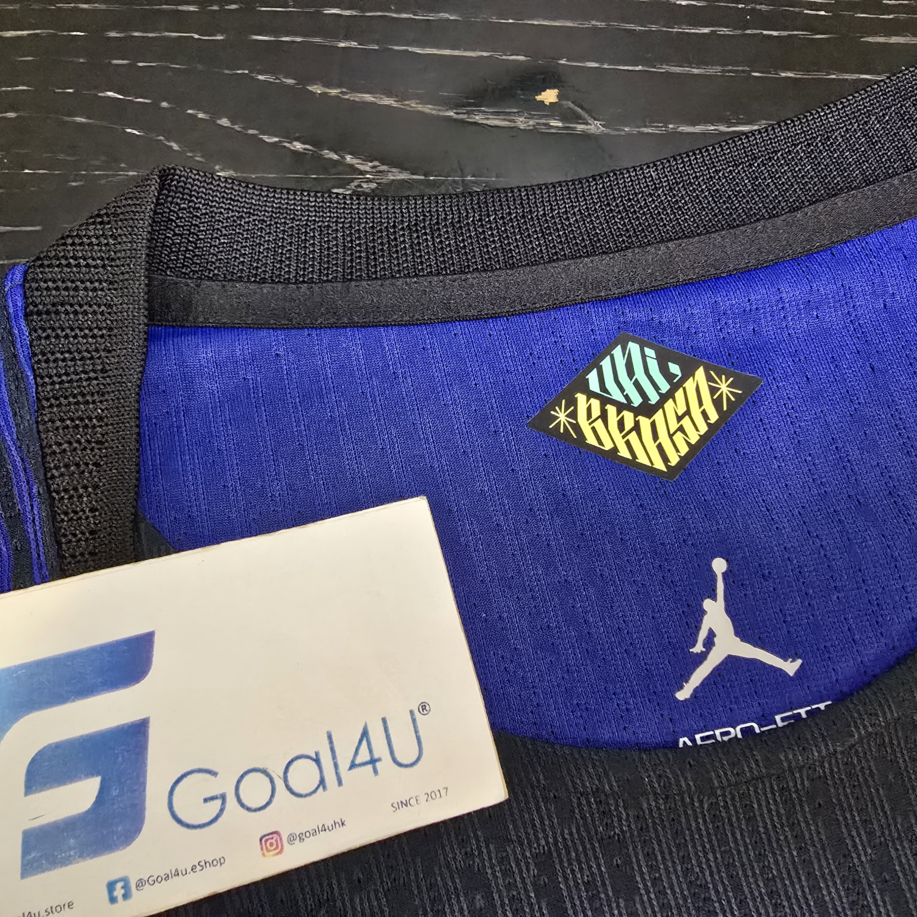 🇧🇷💙🔥 Nike x Jordan Brazil 巴西 2026-27 作客球員版球衣 (可加印字章) IU1074