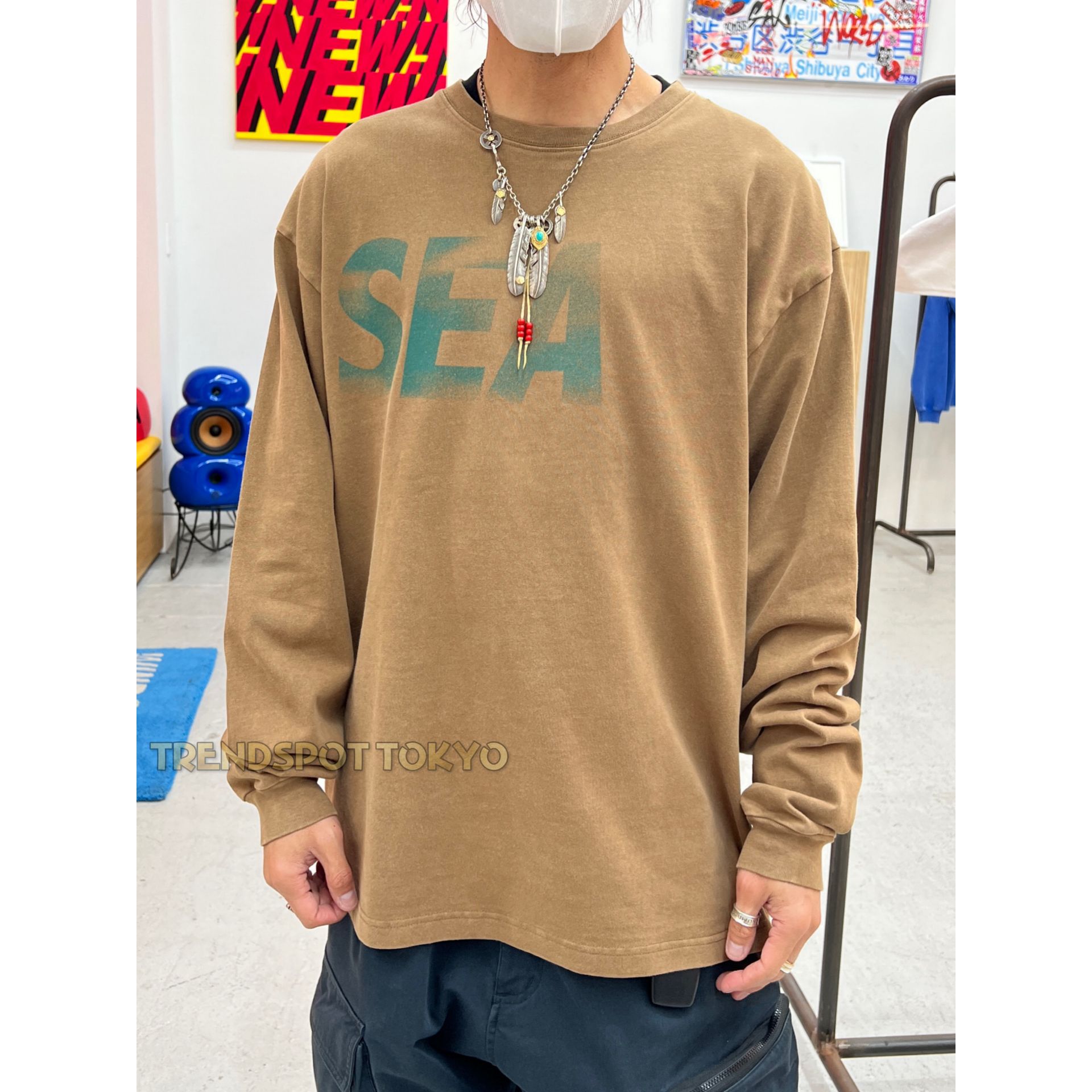 WIND AND SEA / SEA (P-DYE) L/S TEE / SOIL GREEN | TRENDSPOT TOKYO