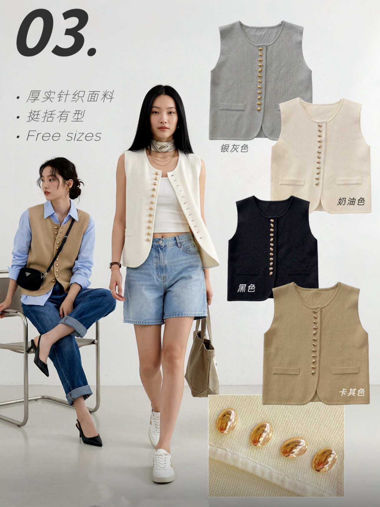 39002 PREMIUM KNIT BLOUSE 优质针织上衣