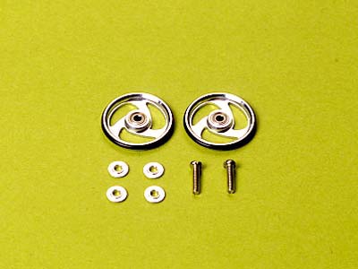 19mm ALUMINUM BALL-RACE ROLLERS (AERO-SPOKE TYPE)
