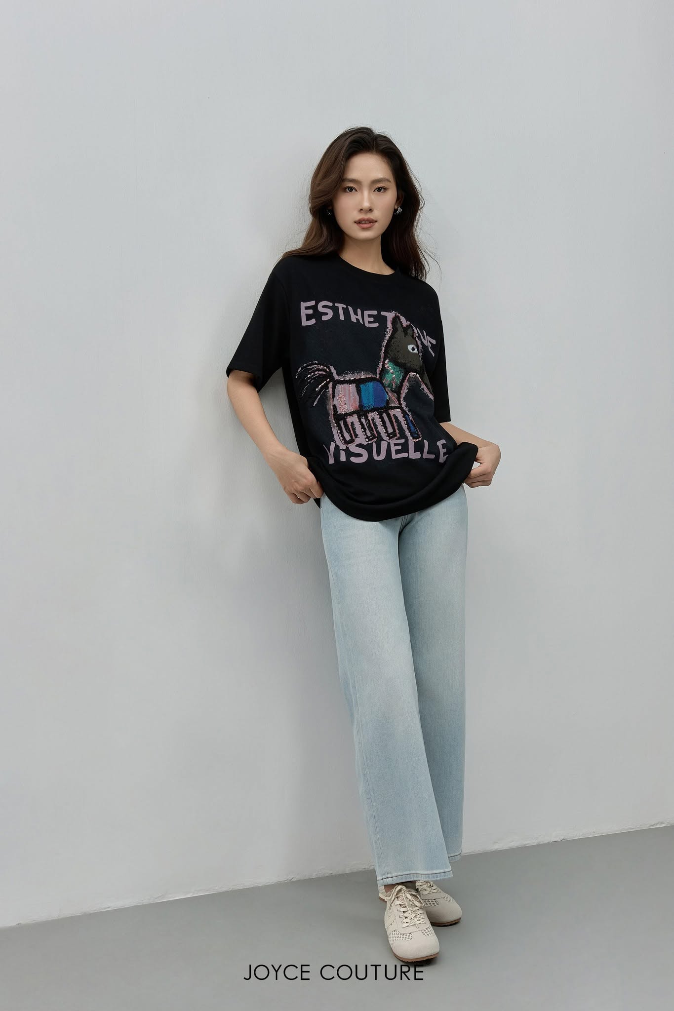 直筒牛仔裤  P0683