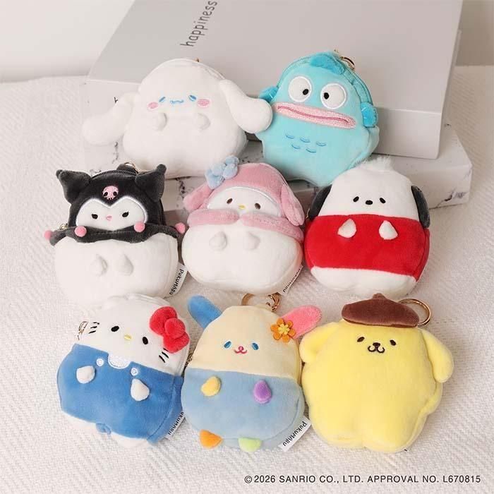 預訂 | 日本版 Sanrio 豆豉眼 肥嘟嘟拉鏈小袋