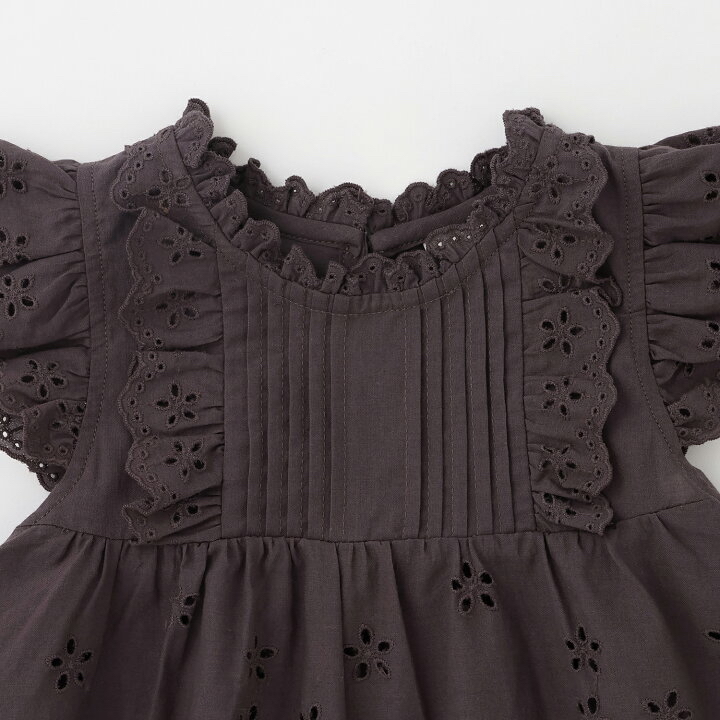 🇯🇵預訂 日本直送🇯🇵Petit Main 三色蕾絲荷葉邊短袖上衣