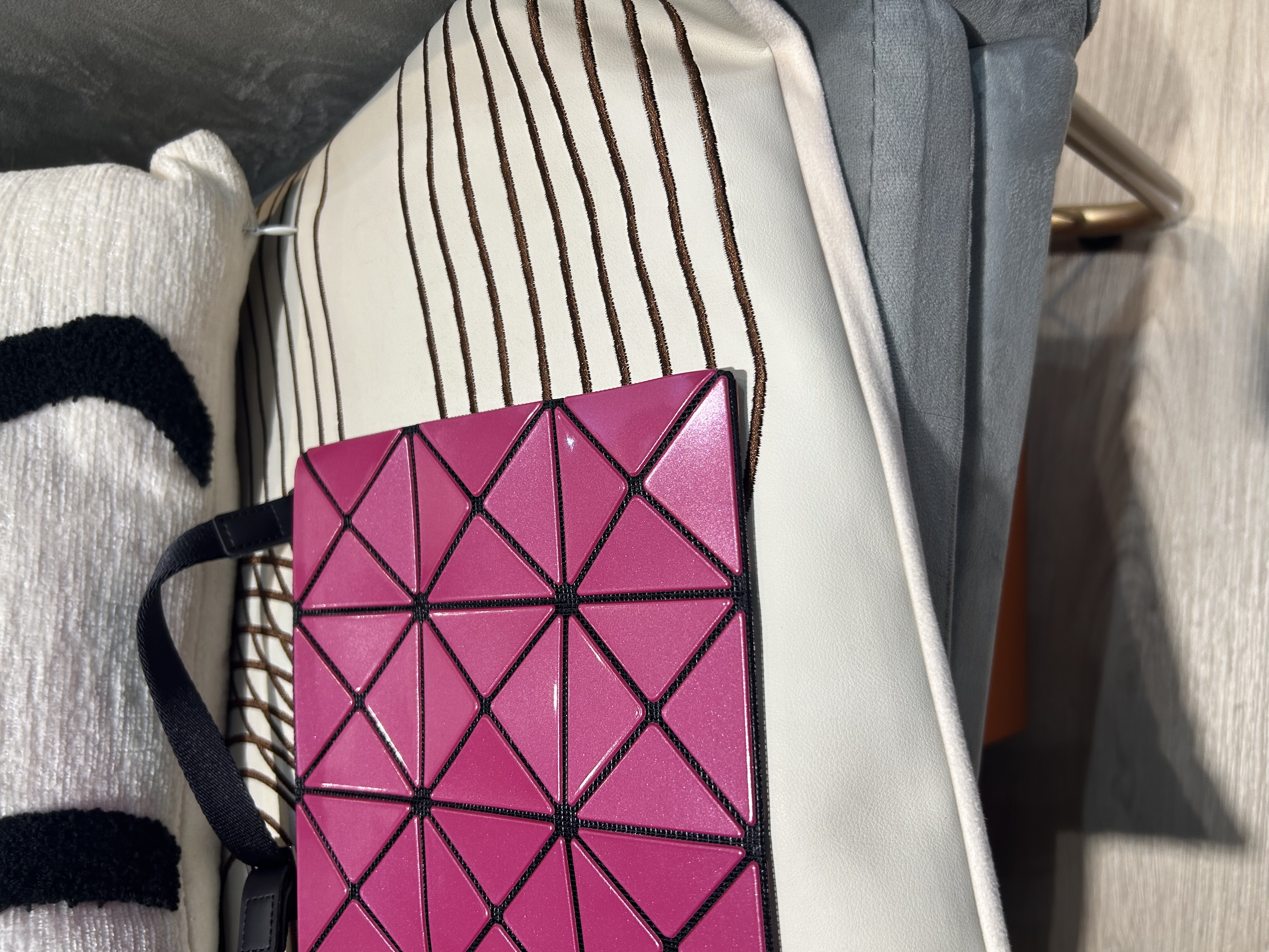 Issey Miyake Bao Bao Lucent W Color Crossbody Bag 100%Authentic, 98%New