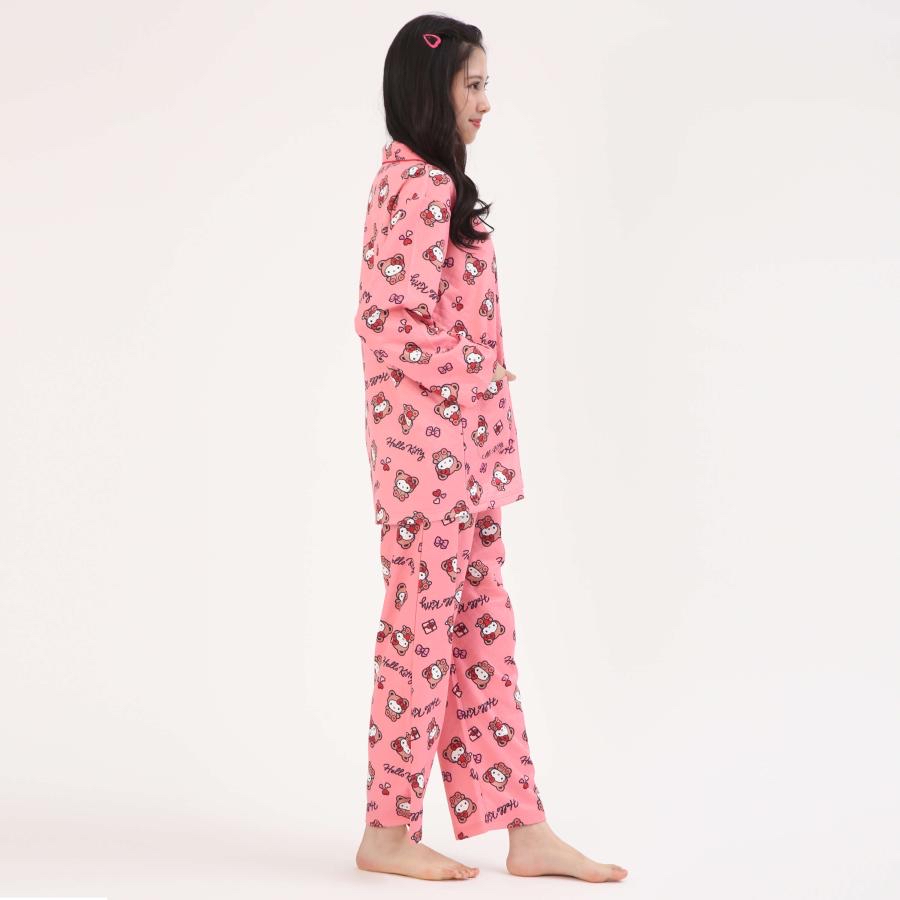 日本直送日本版Hello Kitty冬天長袖睡衣