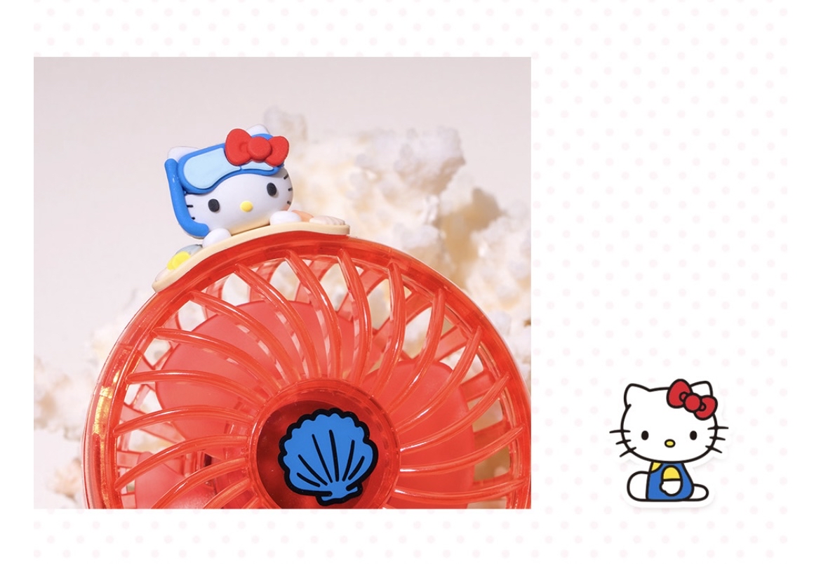 Sanrio Characters 多功能夏日海洋風迷你手提風扇🌀