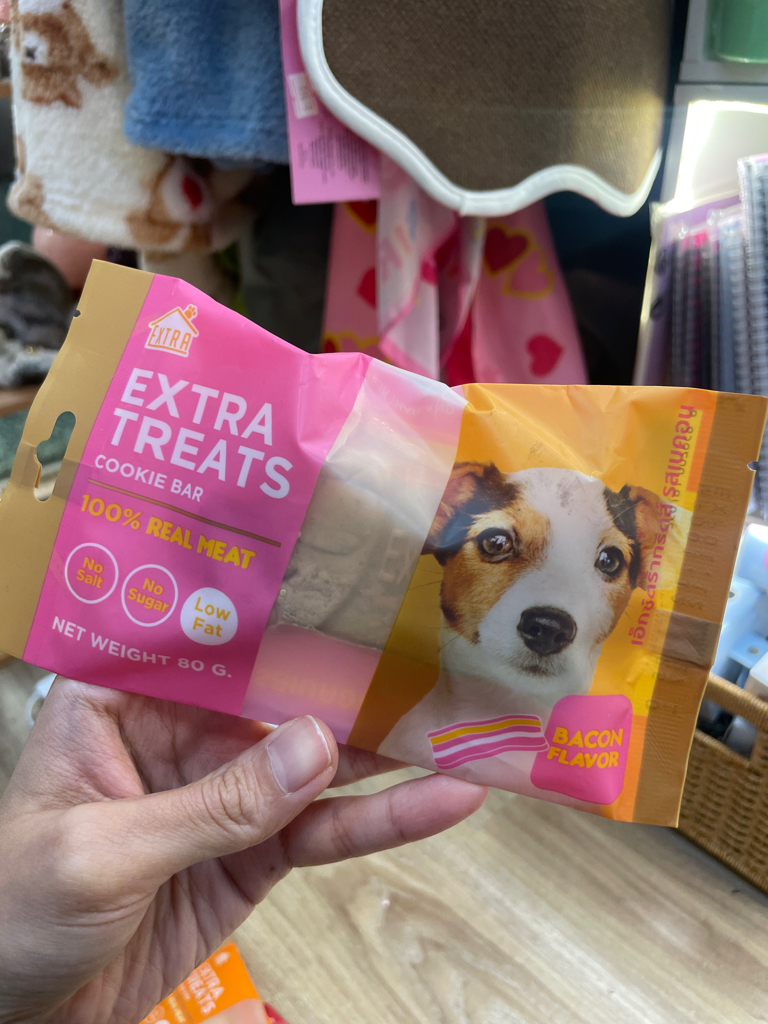 Extra Treats 寵物餅乾棒，100% 真實肉類，80 克