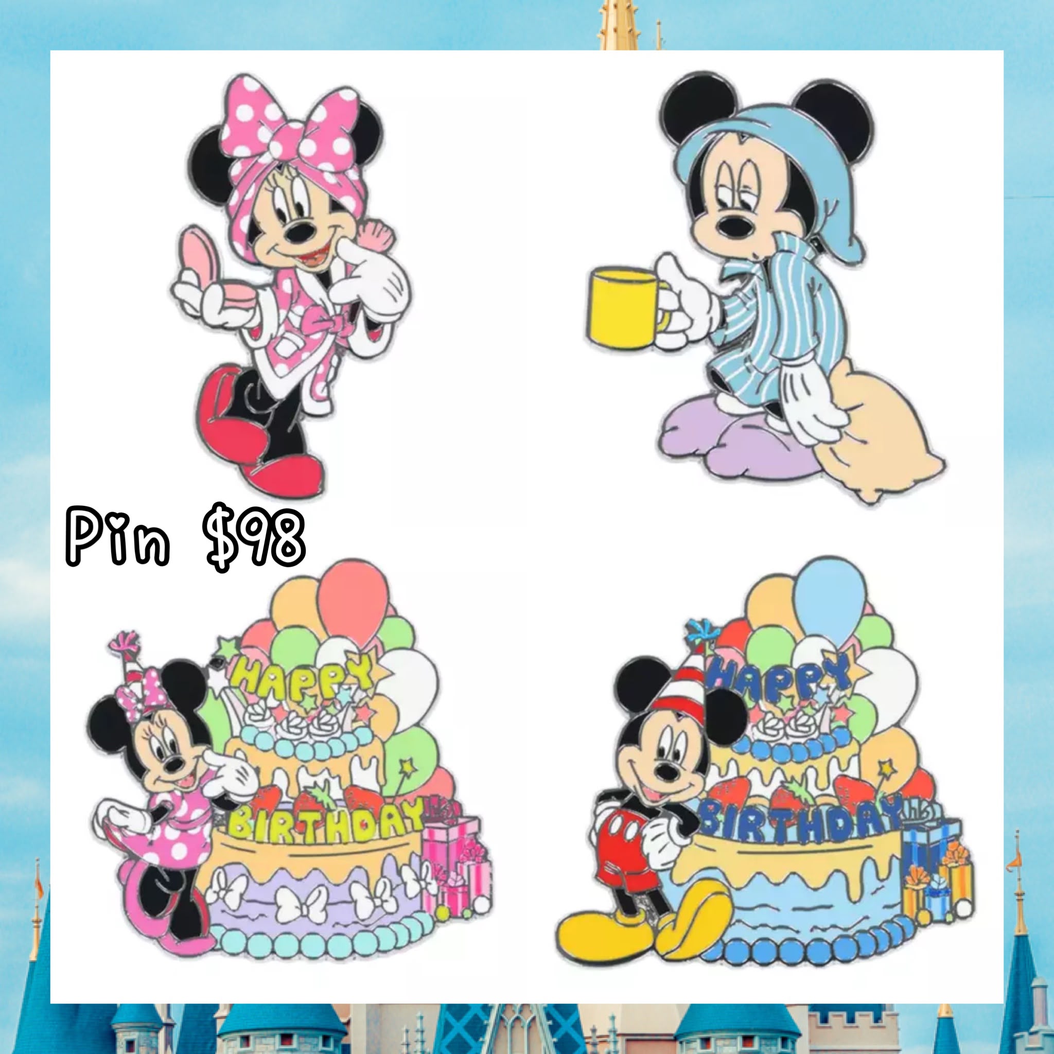 ：日本：DISNEYLAND園區產品 27/8 日本發賣 PIN