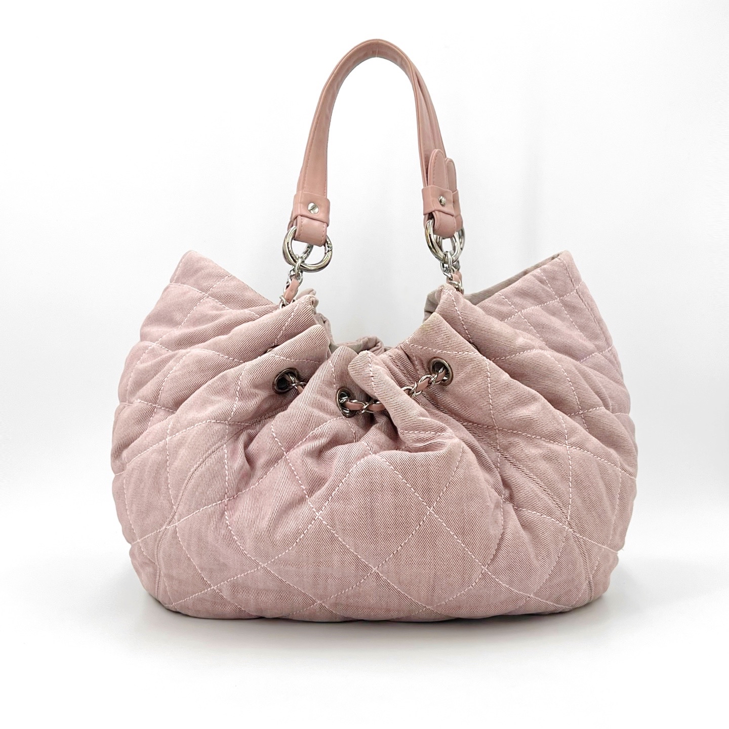 【預訂貨品】CHANEL 粉牛仔tote bag