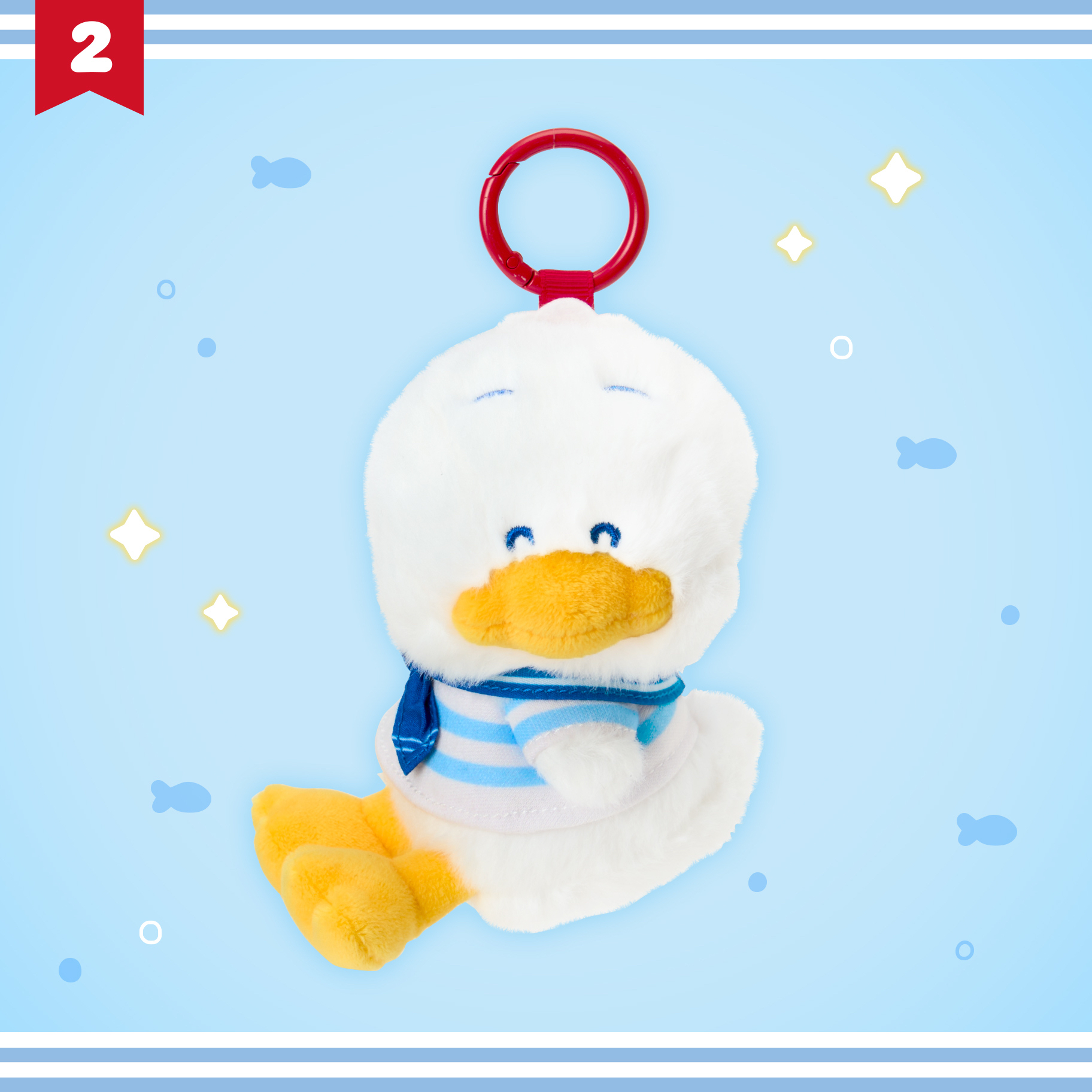 日本預訂📍日本Sanrio AP鴨海洋風生日系列 - 公仔/公仔吊飾/髮夾/手袋/盲盒 23/7日本開售
