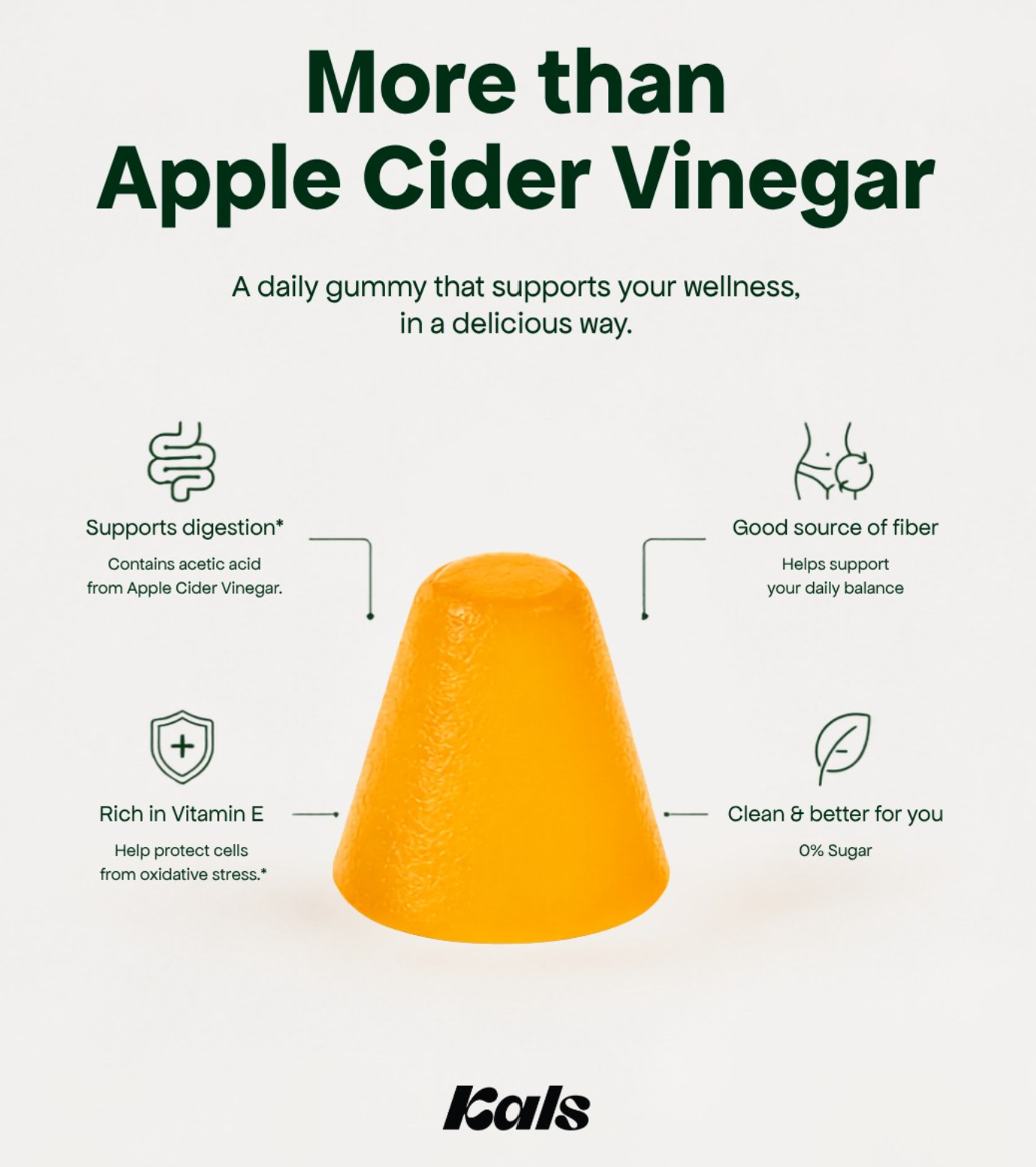 [Kals]0% Sugar Fiber Gummies