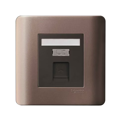 施耐德 ZENcelo 銀銅 單位 CAT5E數據插座