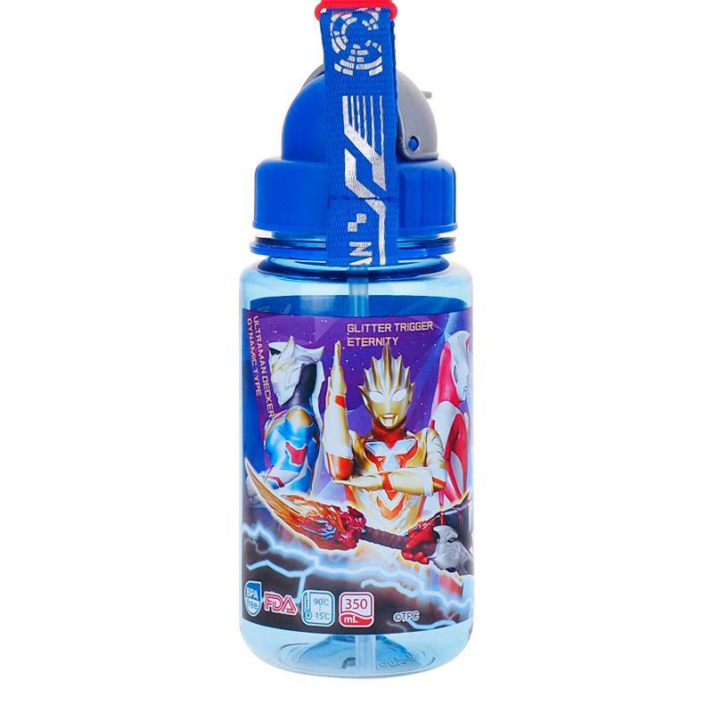 Ultraman Blazar 350ml BPA Free 膠水樽連飲管及頸繩(U8-4980-1）