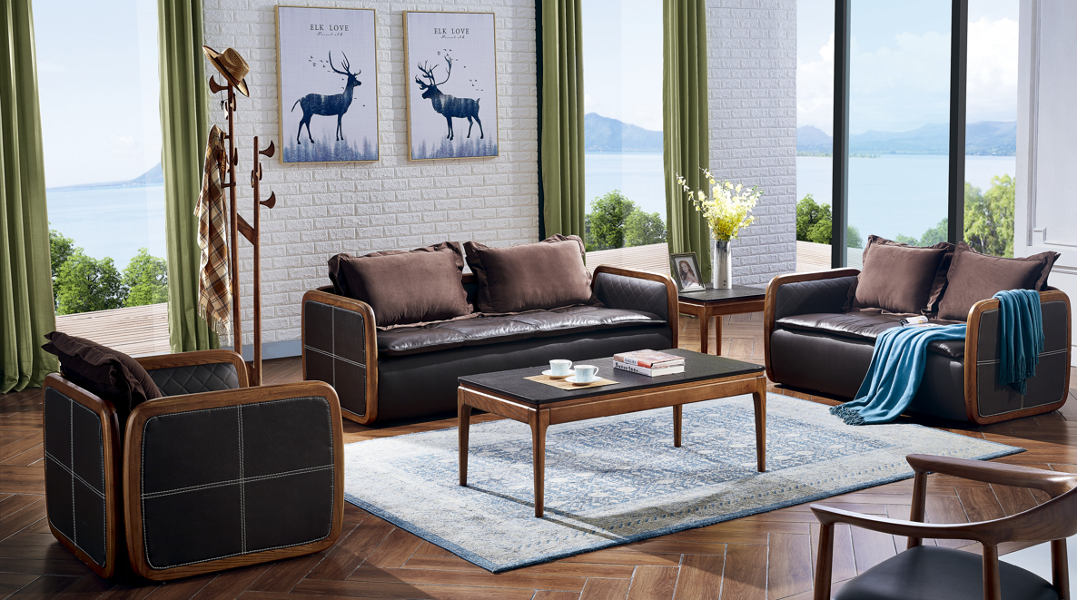 實木單人梳化 83