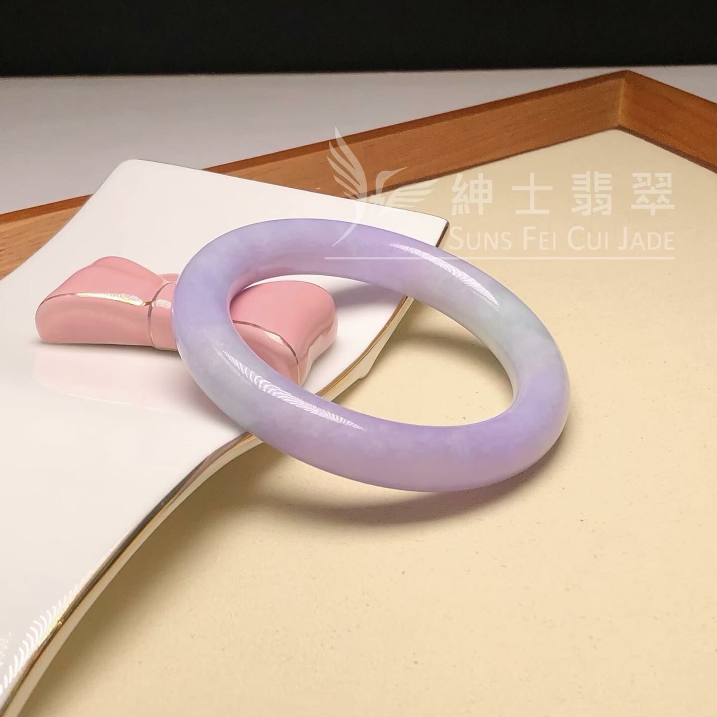 木那濃紫春彩圓鐲52.6mm