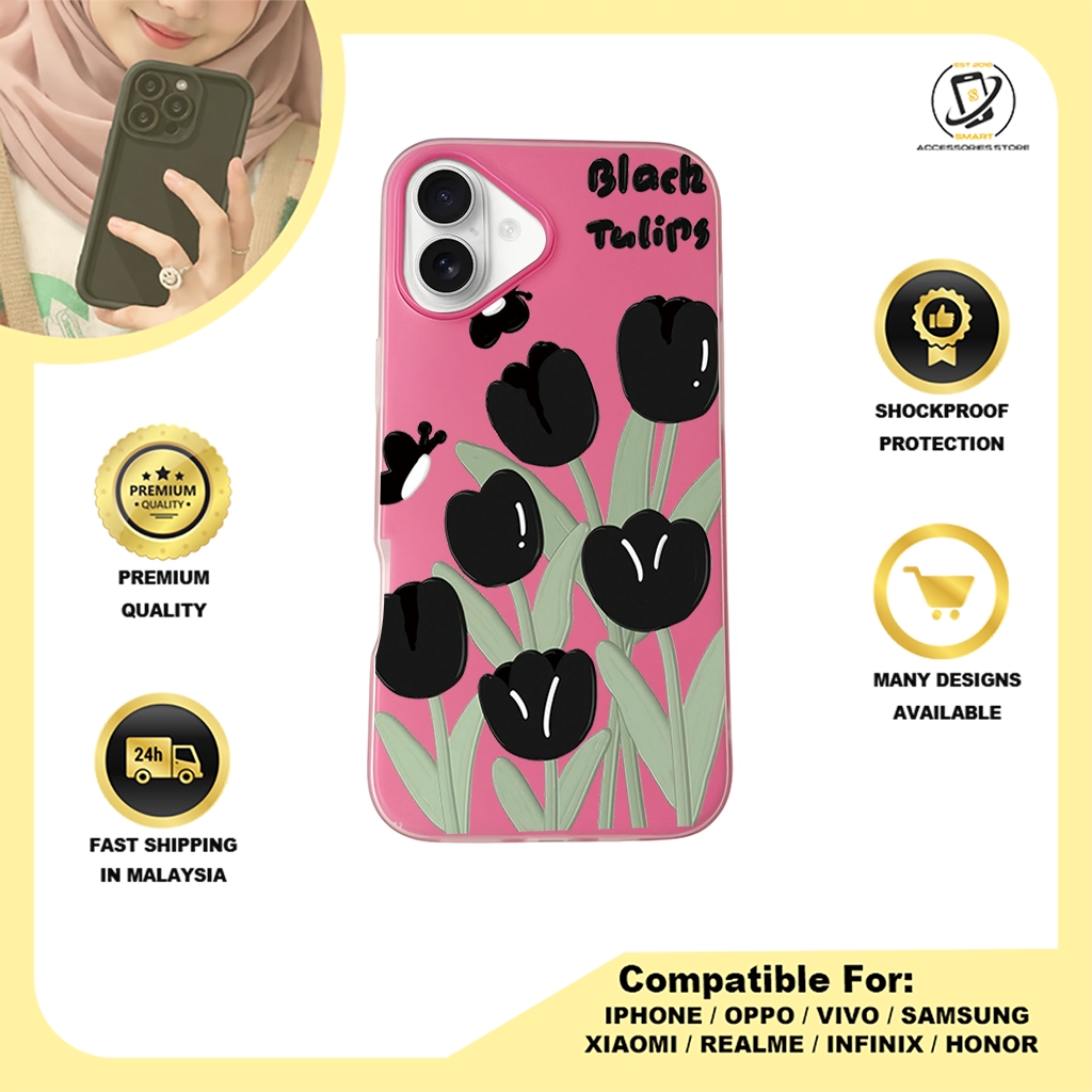 JELLY CASE PHONE FOR IPHONE - DESIGN FLOWER U