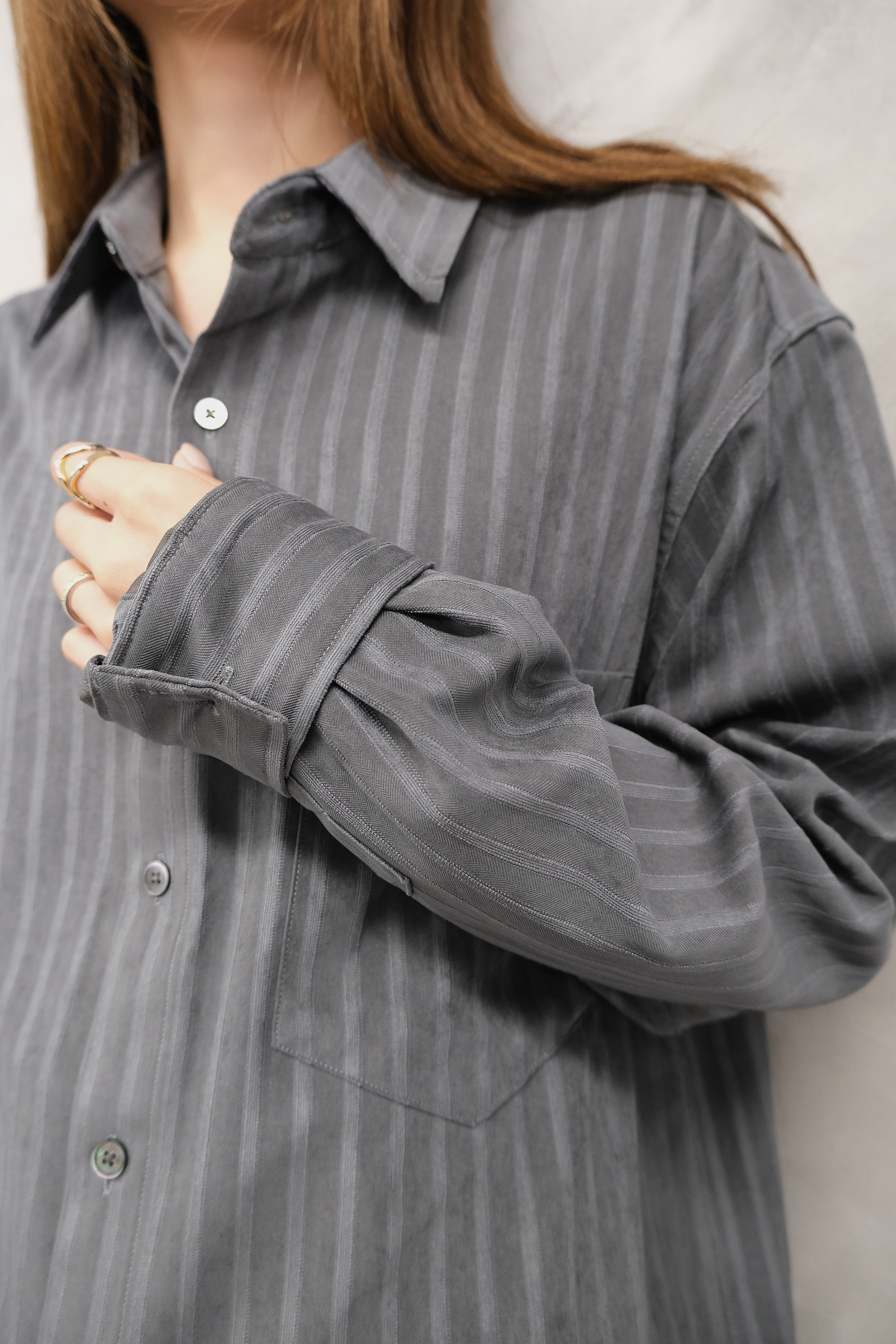 (Unisex) Grafton Textured Stripe Shirt #sh21