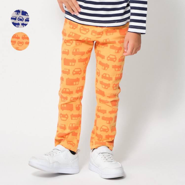 🆕【⭐訂購⭐】 🇯🇵日本直送🌀汽車圖案彈性波紋長褲［2款選］🌀[ELAA-0223][260224]