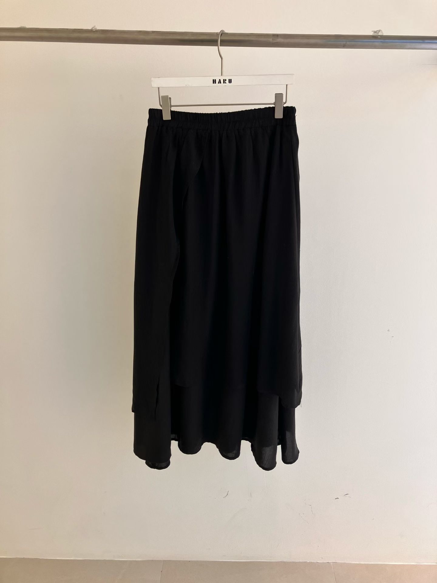 HA15 橡筋腰層次半截裙