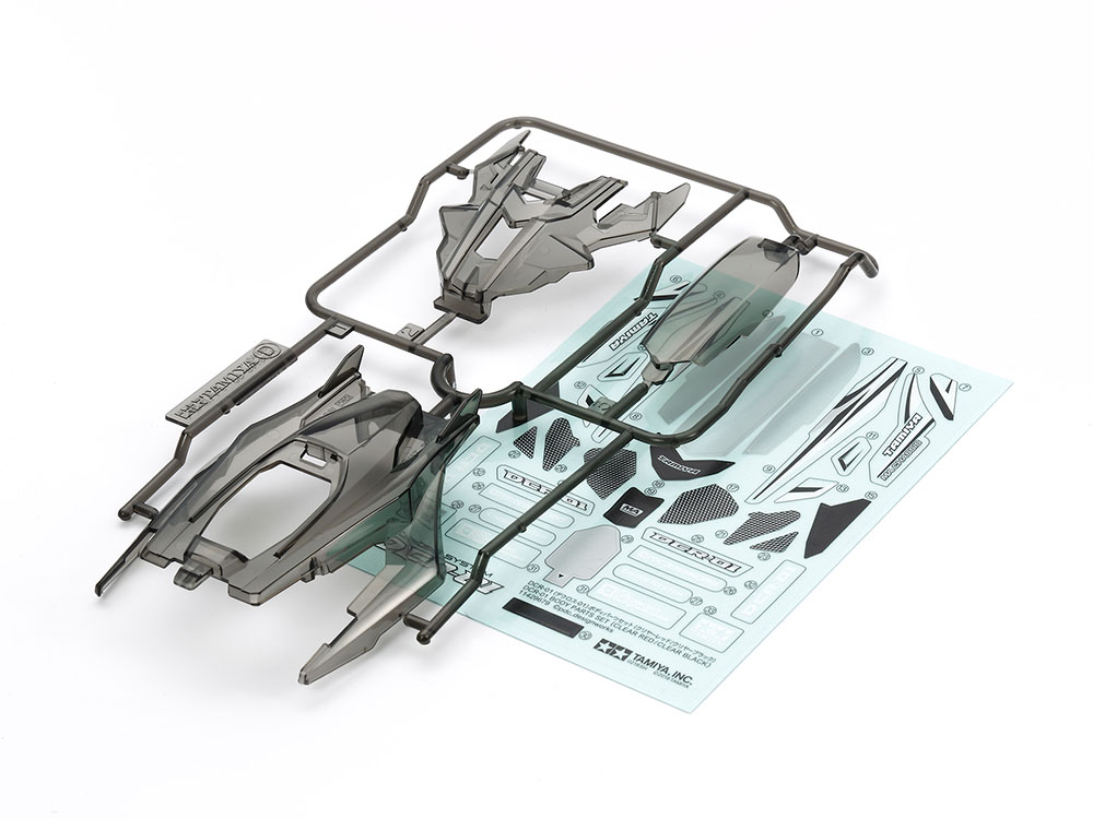 DCR-01 BODY PARTS SET (CLEAR BLACK)