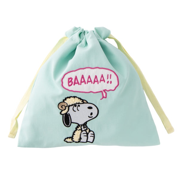 🌸 【預訂】索繩袋 - Snoopy Year of the SHEEP Series