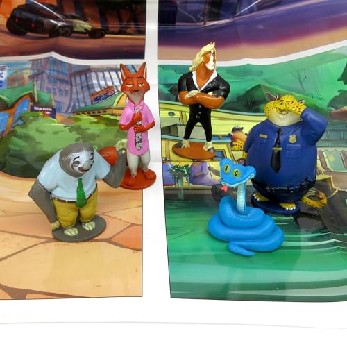 Disney Zootopia 2 優獸大都會2 My Busy Books 故事書公仔套裝｜10款角色公仔＋遊戲墊｜Judy Nick