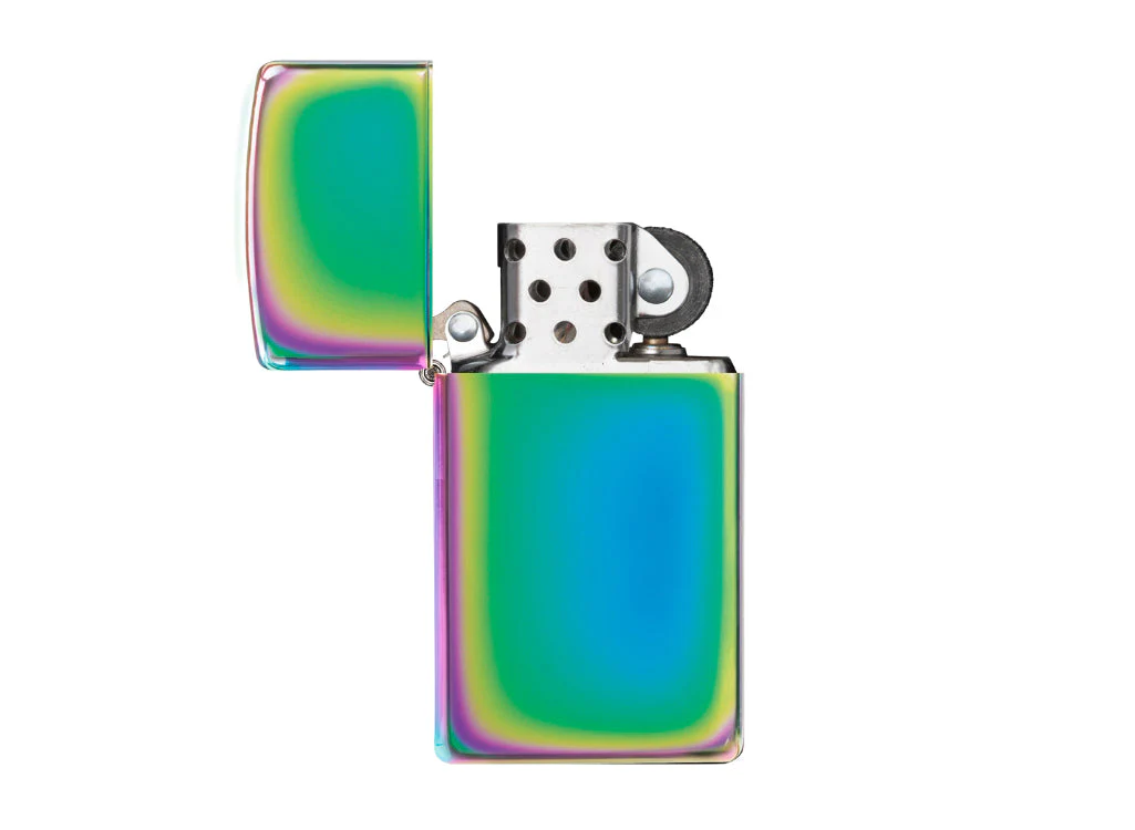 美國製造 | 香港Zippo指定經銷商 Zippo 20493 纖薄光譜打火機 – 高光變色虹光 (纖薄多色版)Slim Spectrum Lighter – High Polish Iridescent Rainbow Finish