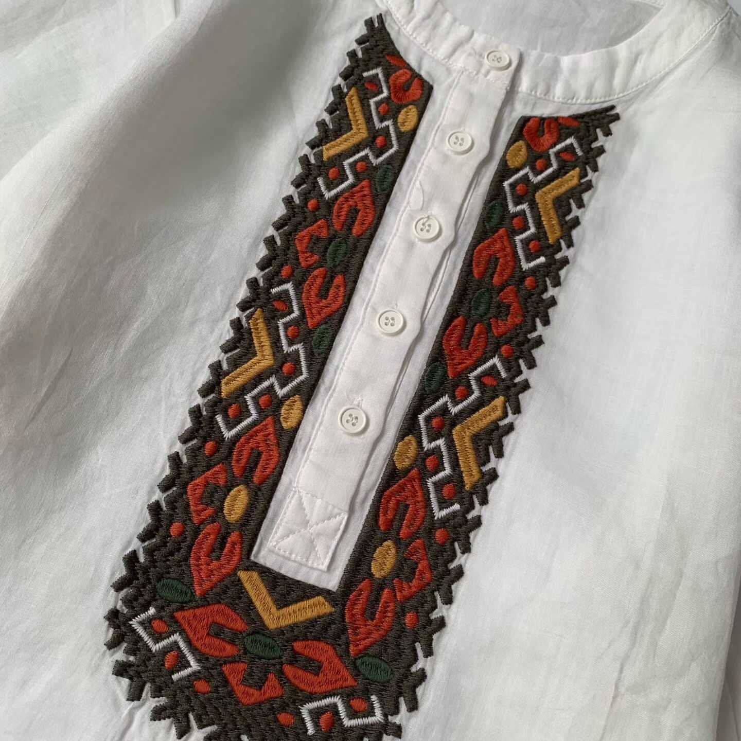預訂 URBAN RESEARCH DOORS刺繡長袖恤衫[貨號26A0691]