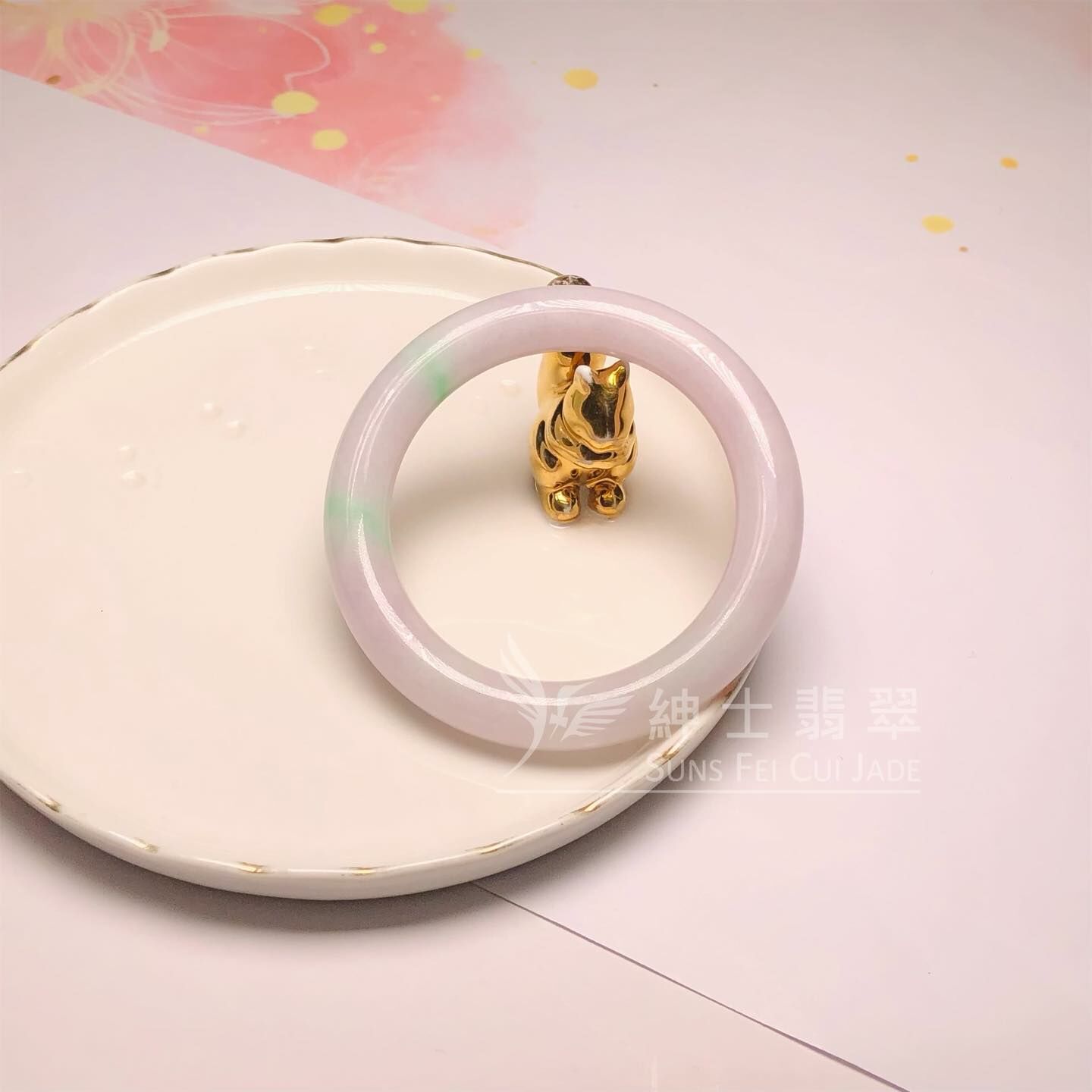 木那粉紫圓鐲52.8mm