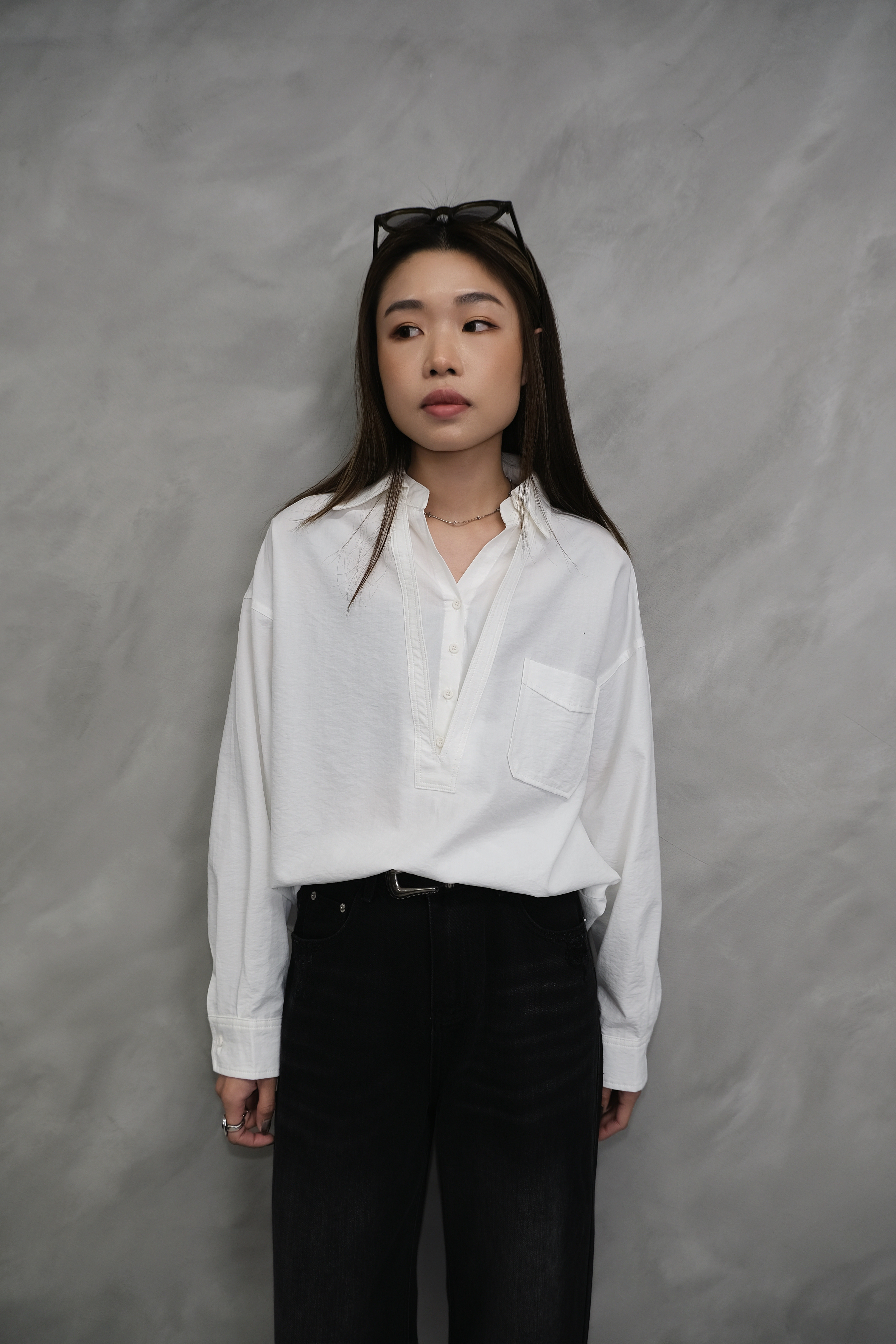 V-neck design shirt #sh30