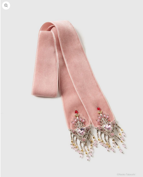 《Pre-Order》Sailor Moon crystal silver tip velvet long ribbon｜tanakadaisuke X Pretty Guardians Sailor Moon (26S44-P)