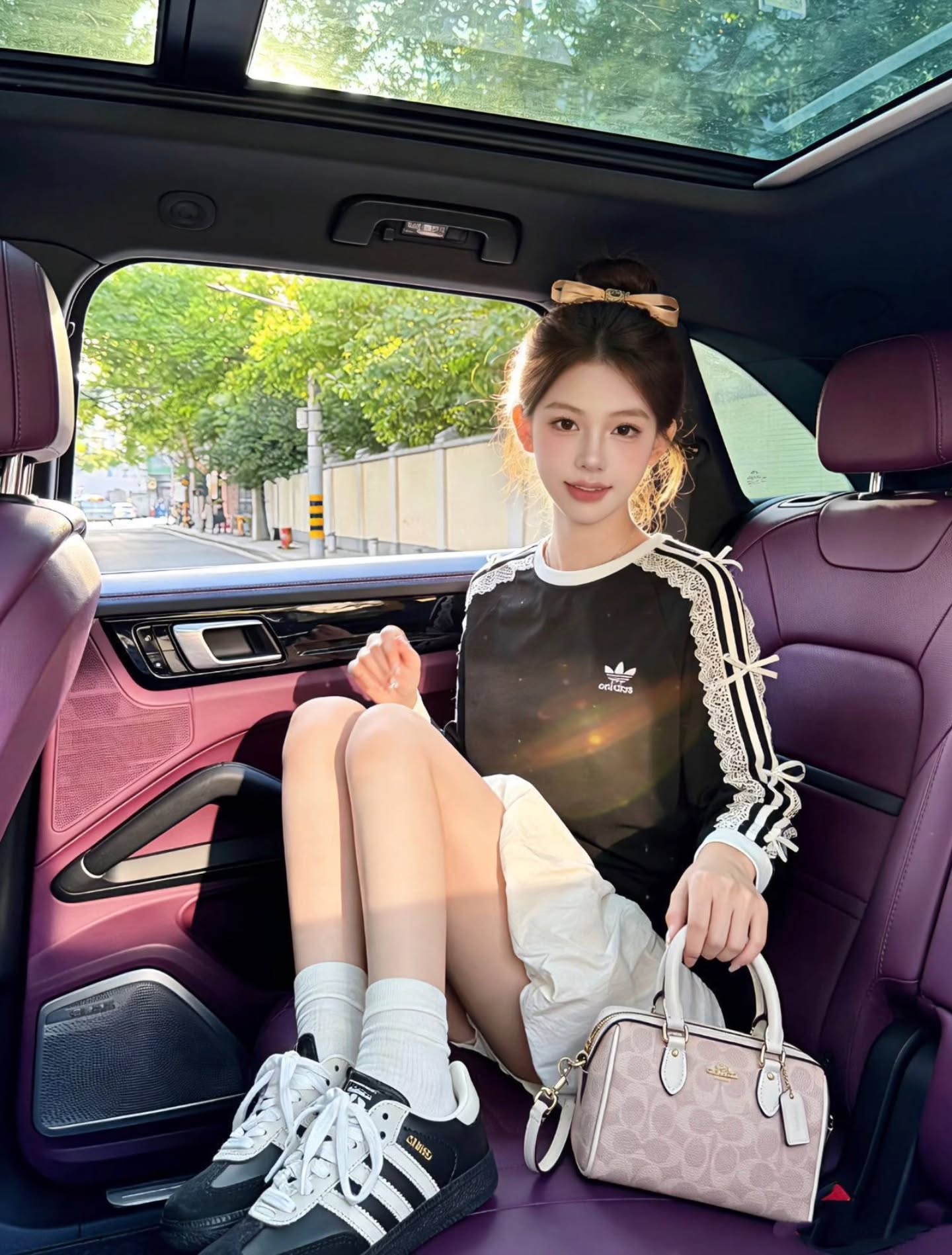 🇯🇵Coach Mini Rowan香草白