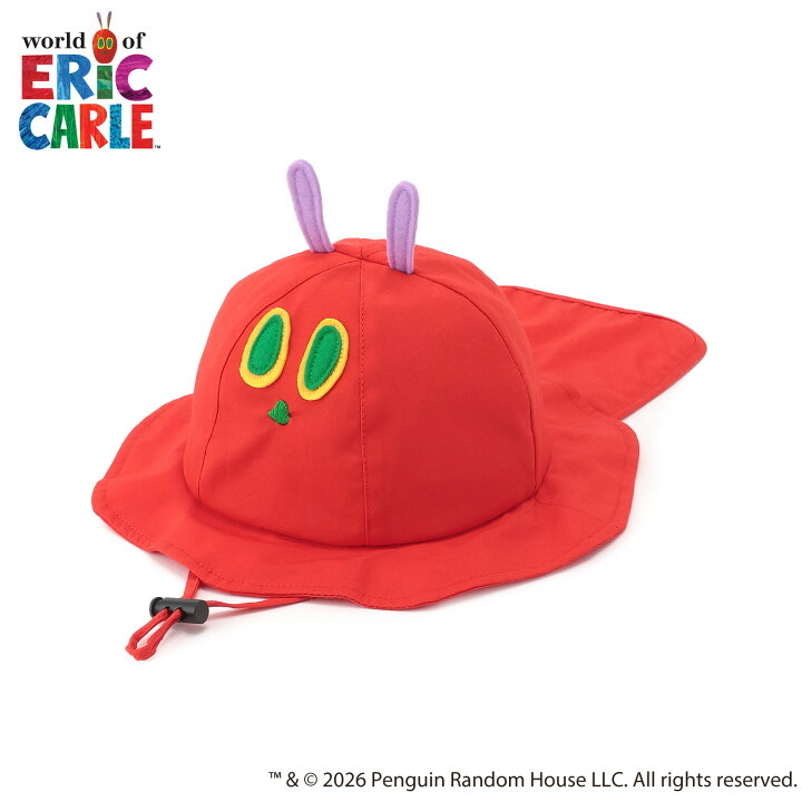 🇯🇵預訂 日本直送🇯🇵Petit Main x 好餓的毛毛蟲系列紅色毛毛蟲遮陽帽