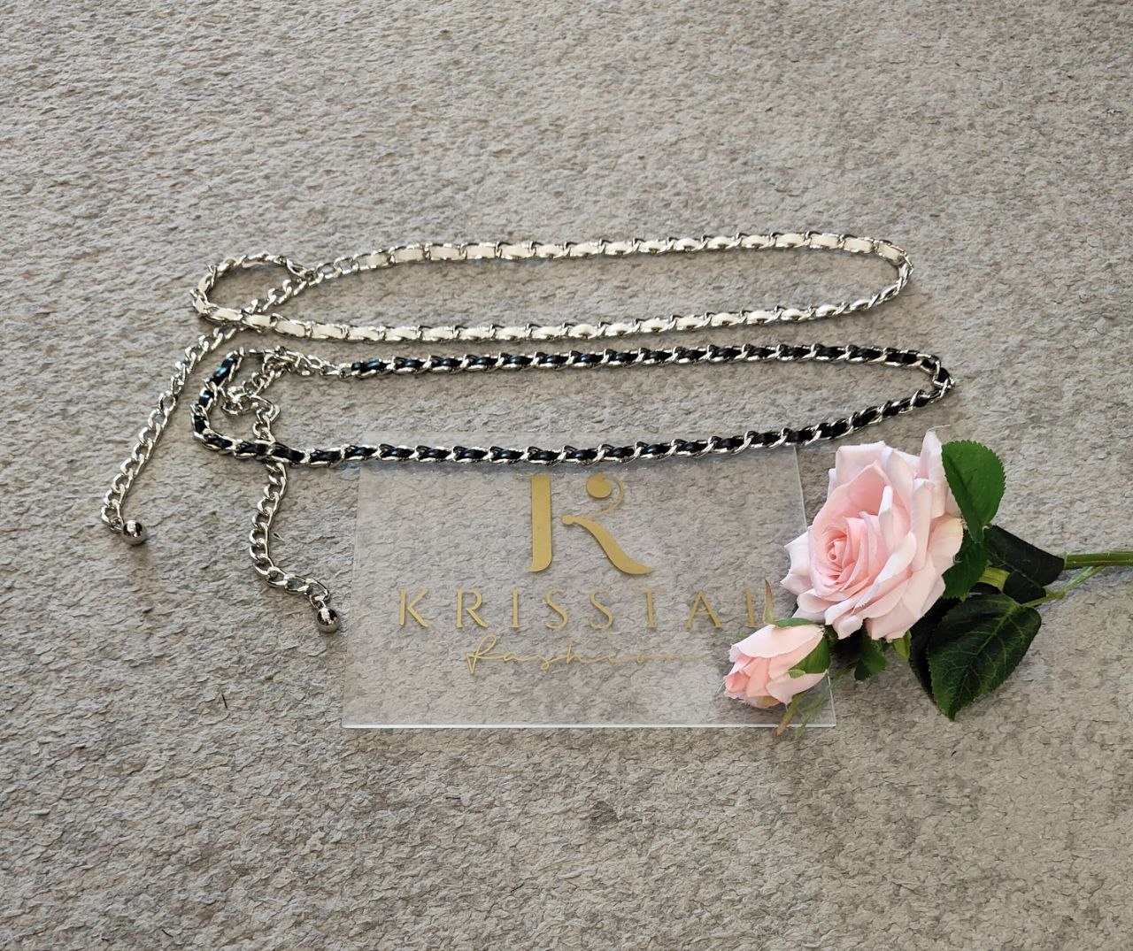 银色边腰链 ZH10