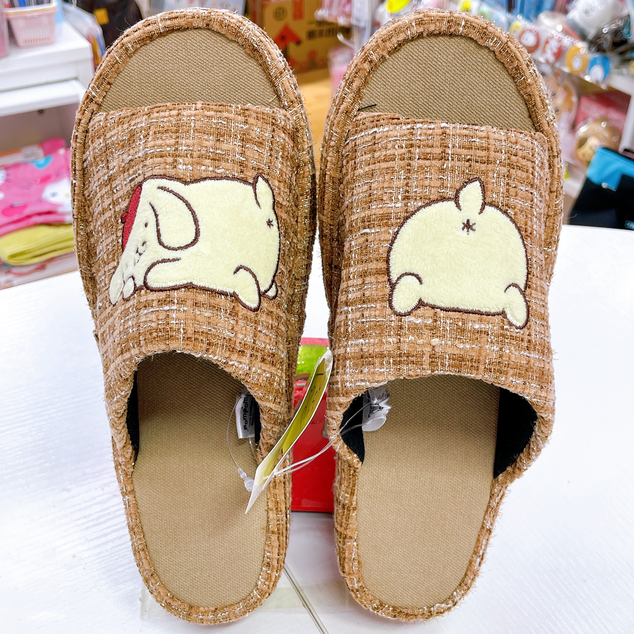 日本直送Sanrio 布甸狗家居拖鞋23至25 cm