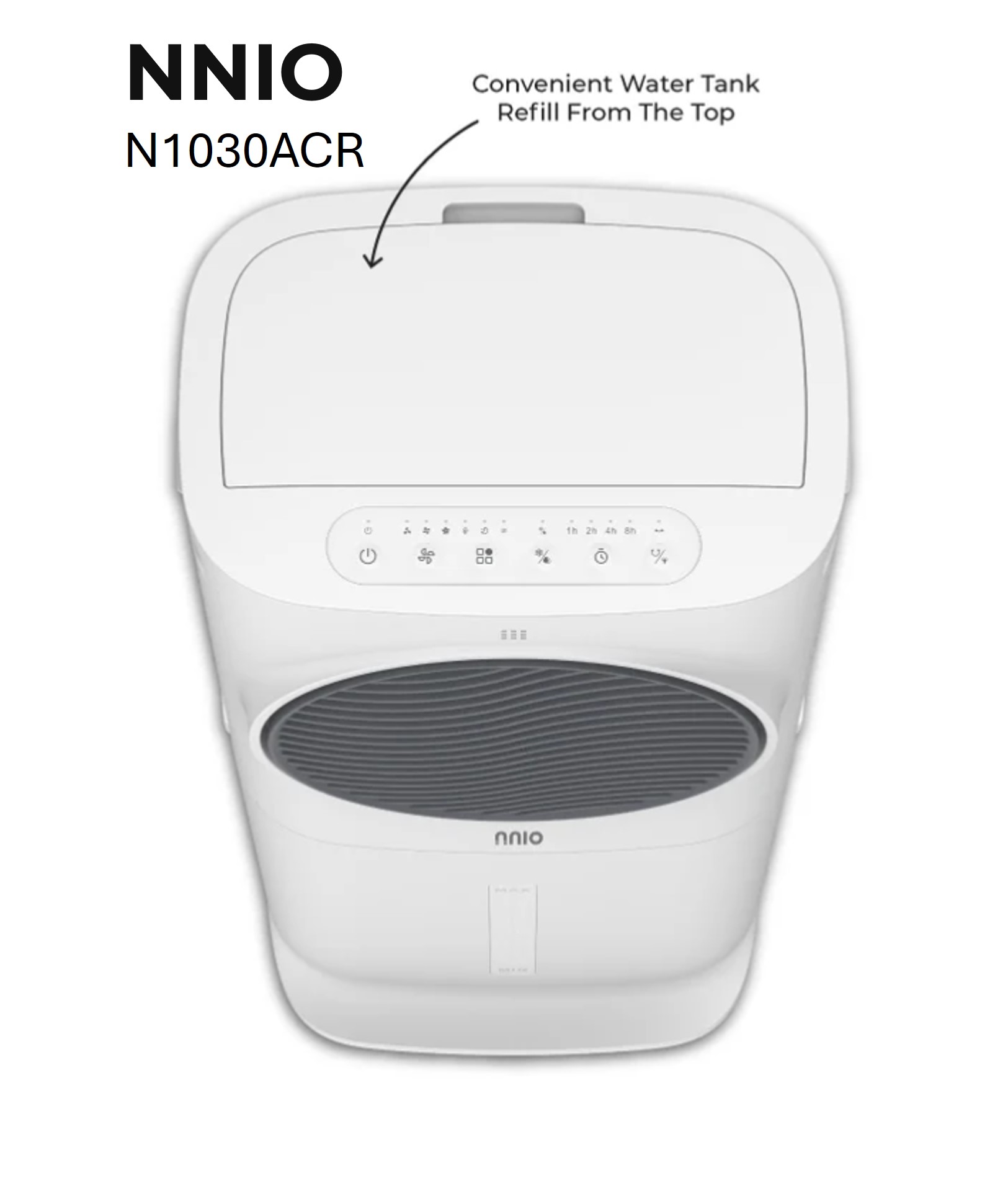 [NEW LAUNCH] 10L Air Cooler with Remote Control, 3 Speed, 3 Mode, 8 Hour Timer, Refill Tank from Top (N1030ACR)
