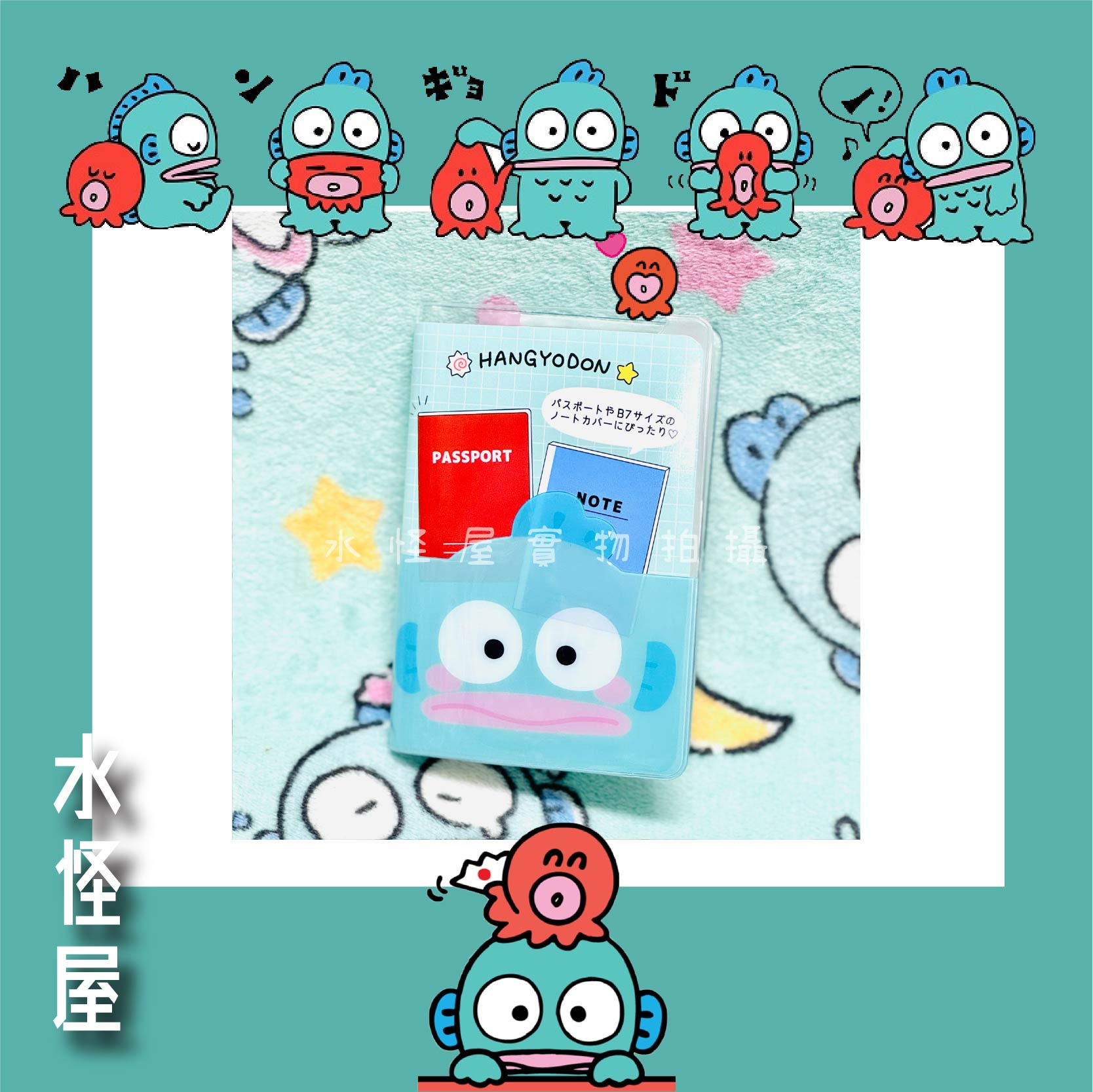 (現貨) 水怪透明護照套 Passport套日版