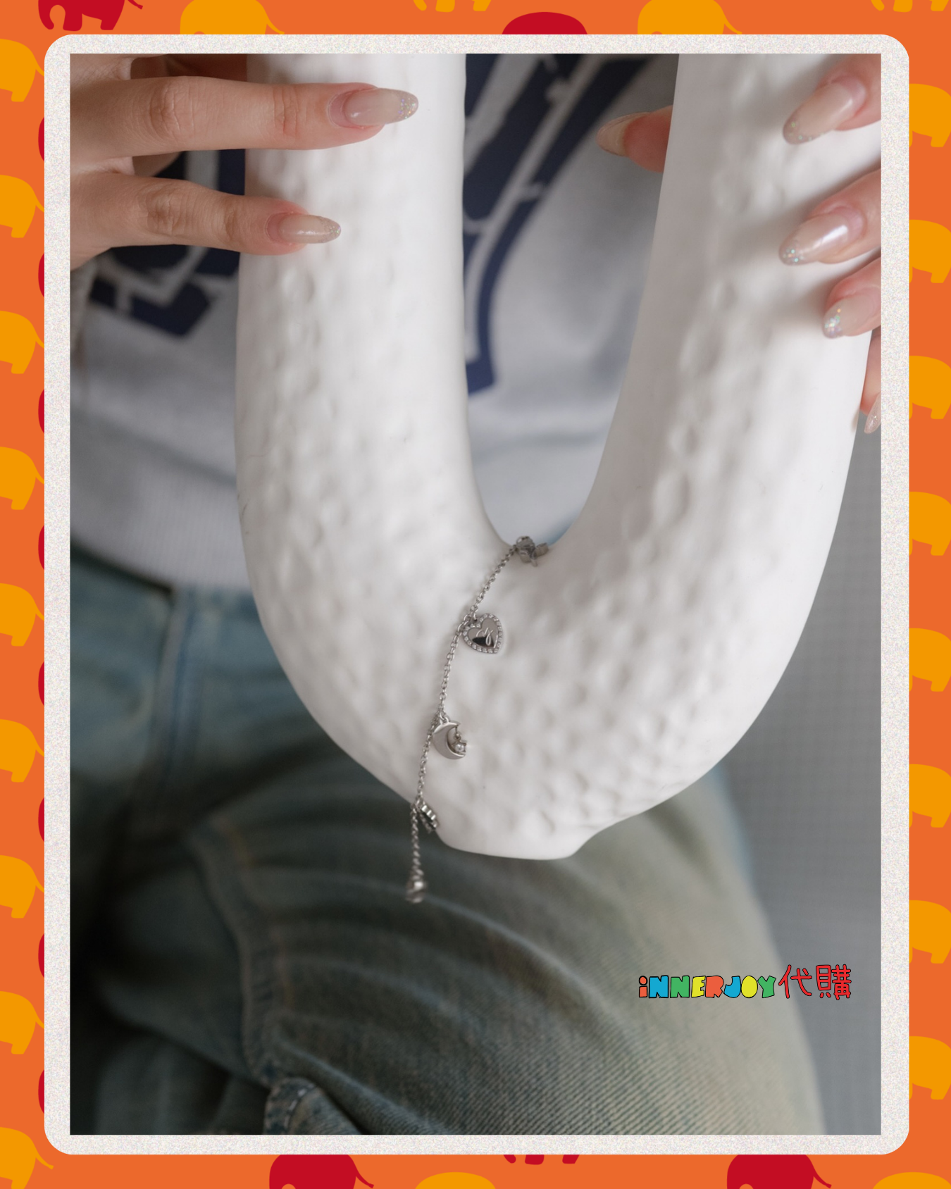 限量搶購 (隨時下架) | JuneMewnich - JUNE 個人品牌 IYKYK NOIR 首款產品 Echoes Between Us Bracelet