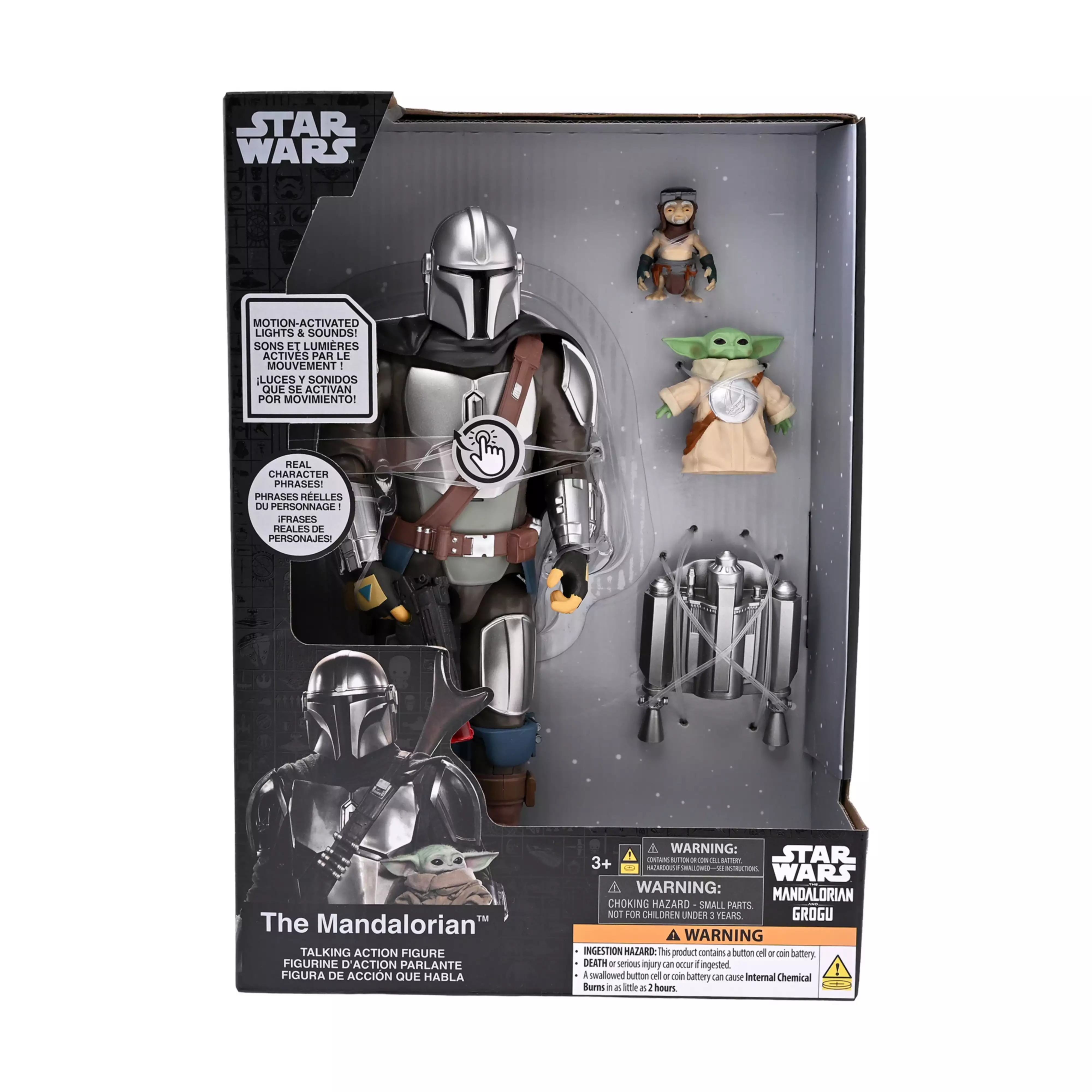 🌸 【預訂】Light Up & Sound Figure Set-THE MANDALORIAN AND GROGU Star Wars
