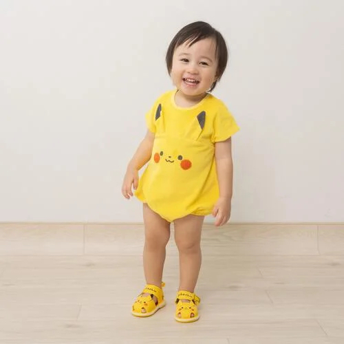 🇯🇵預訂 日本直送🇯🇵Monpoke比卡超立體耳朵毛巾料短袖包屁衣