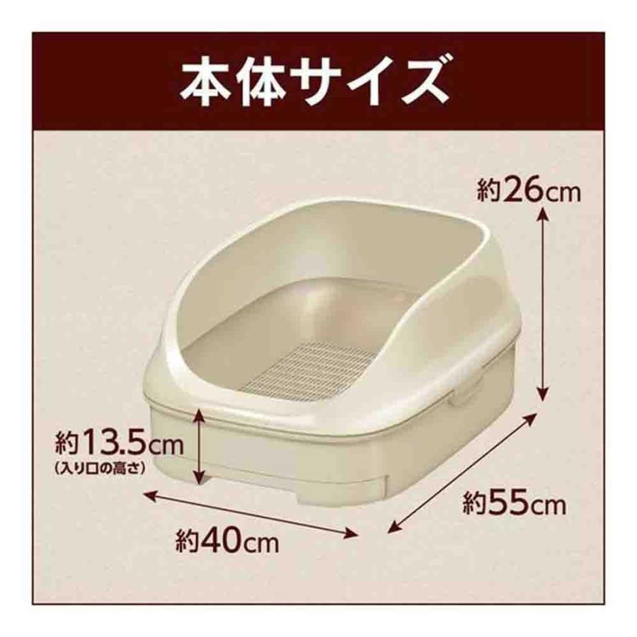 ST 無蓋貓廁所  [啡色](高:26cm x 闊:40cm x 深:55cm)