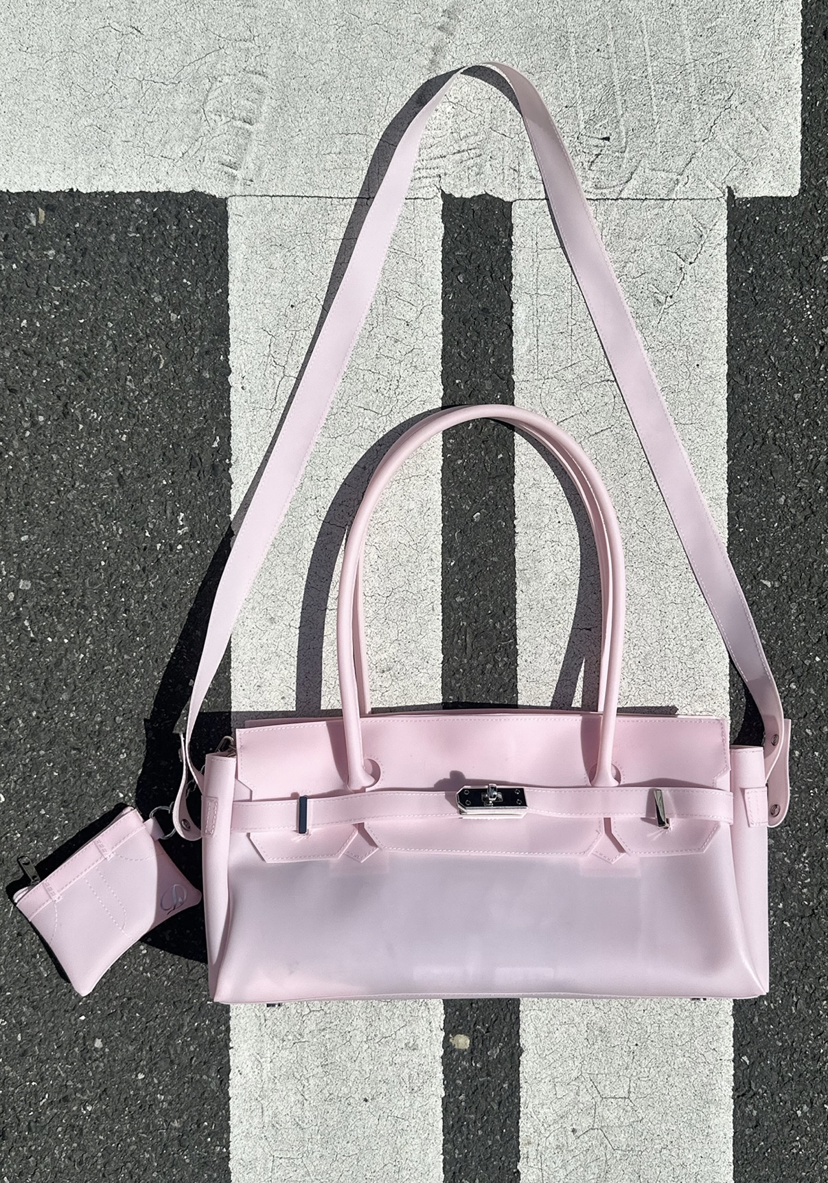 DEINET JELLY TWO-WAY BAG IN PINK